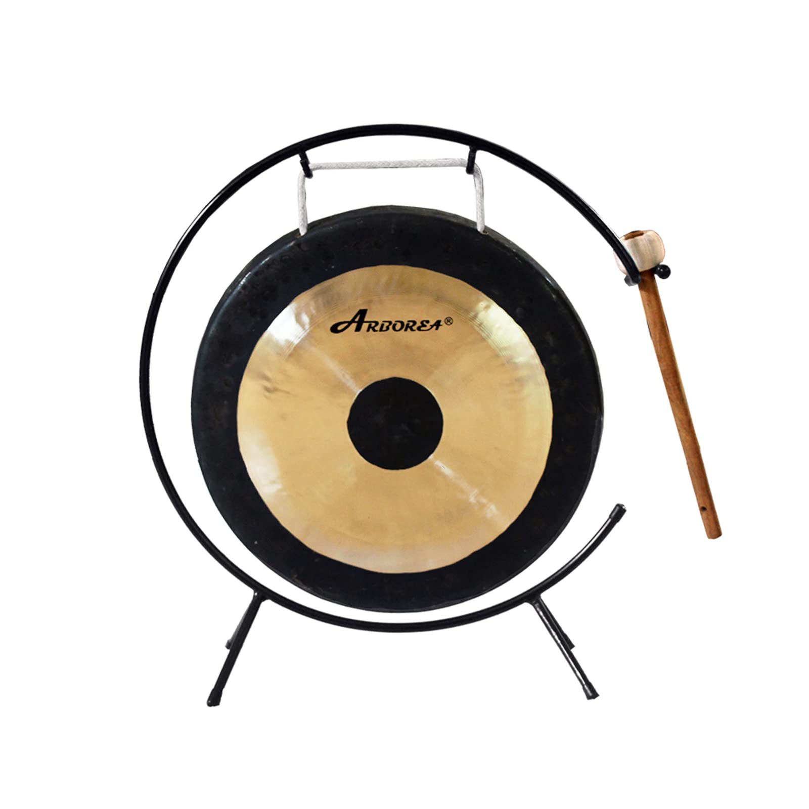 Arborea Gong Chau Gong Includes Gong Stand & Hanging String Mini Gong Hand Selected For Quality Great For Sound Healing Home Or 