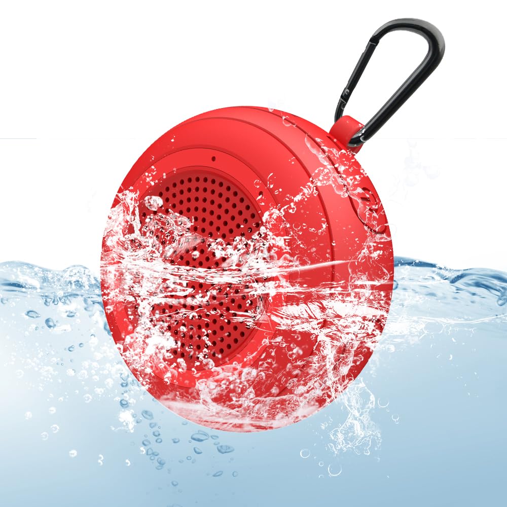 Cyboris Portable Bluetooth Speakers, Ipx7 Floating Waterproof Wireless Small Shower Speaker, Hands Free Calling, Bluetooth 5.3, True Wireless Stereo For Outdoor, Beach, Hot Tub, Swimming Pool