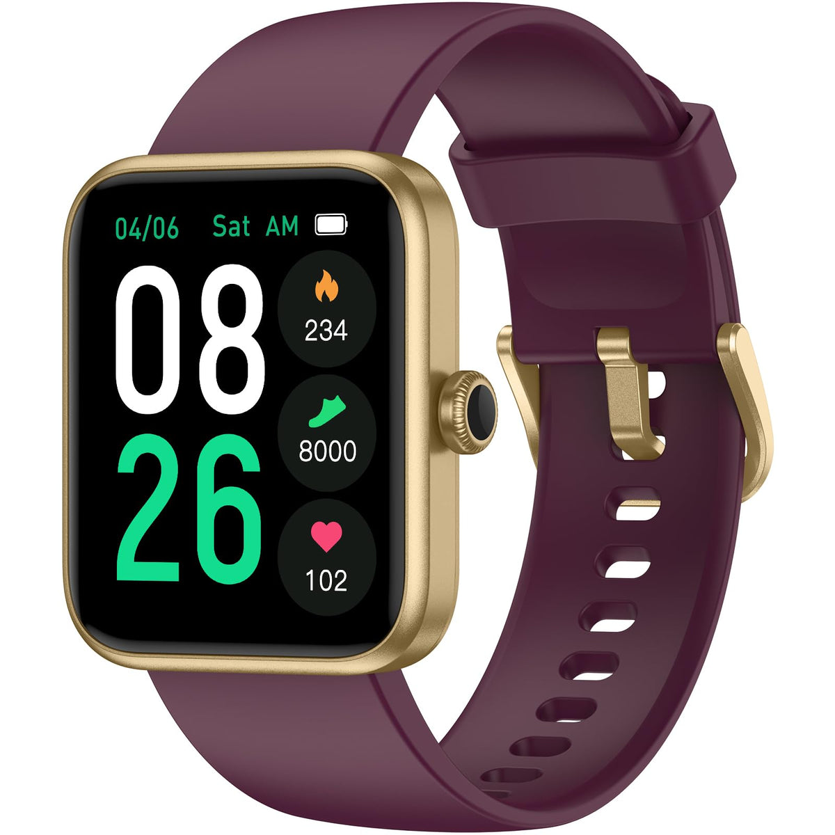 Livikey Smart Watch, Fitness Tracker Watch With Heart Rate Monitor, Spo2, Sleep Tracker, 45Mm Fitness Watch 5Atm Waterproof Smar