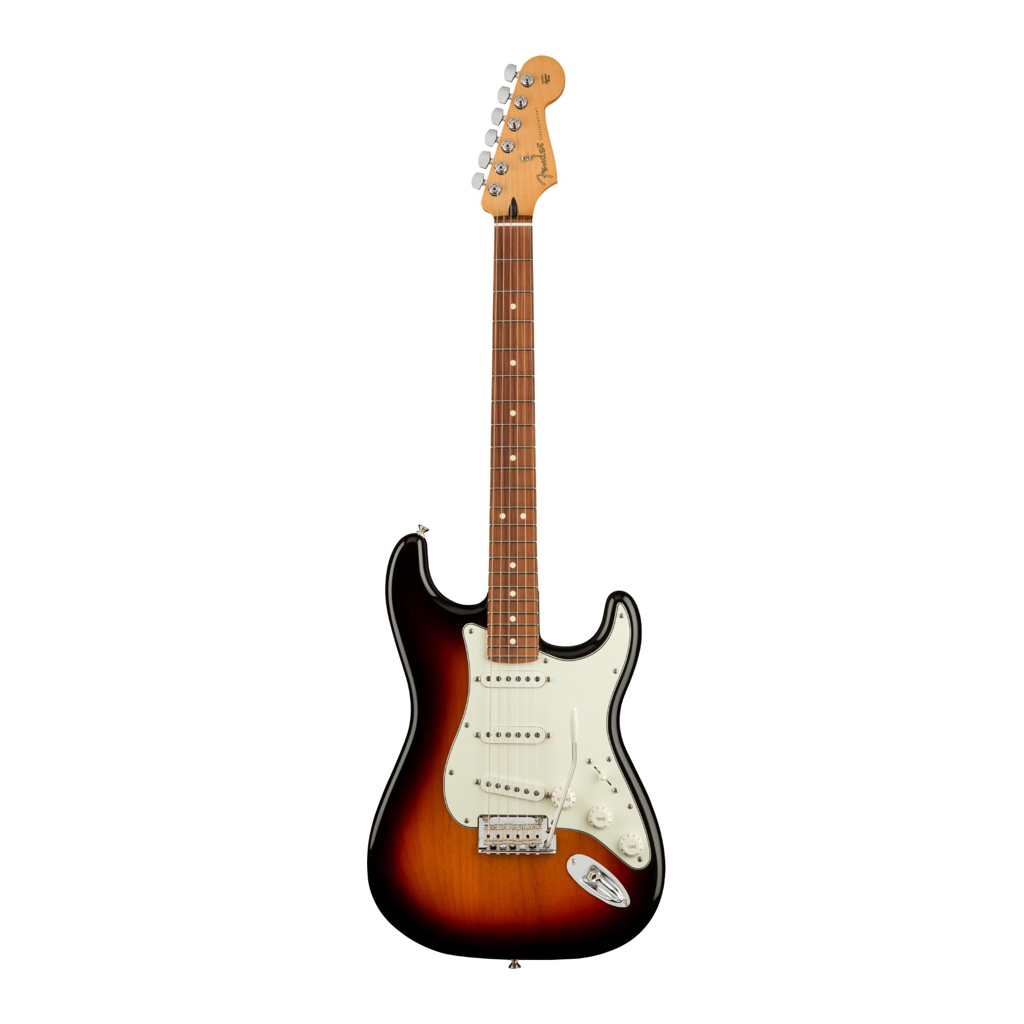 Fender Player Stratocaster SSS Electric Guitar, 3-Color Sunburst, Pau Ferro Fingerboard
