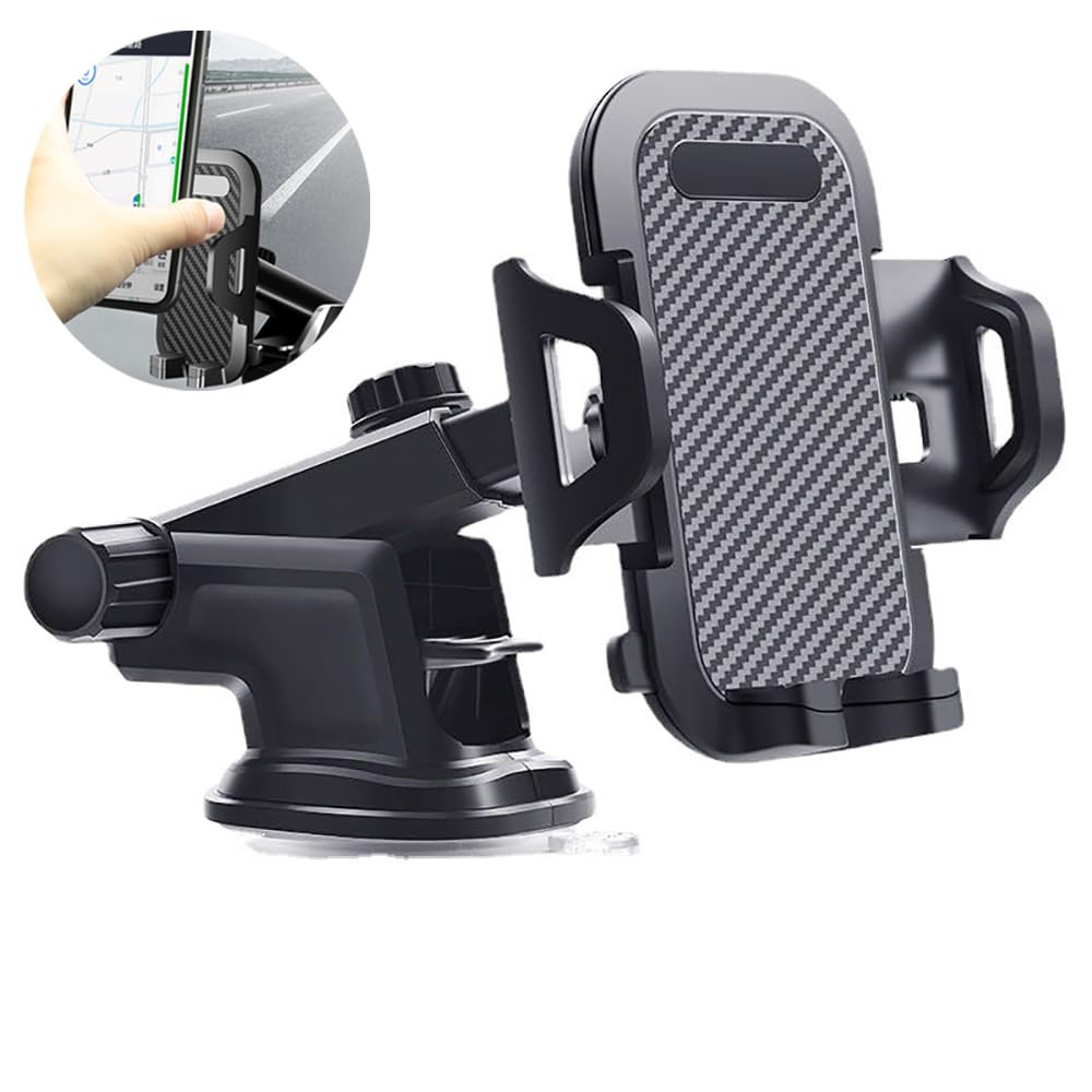 Tukefev Car Phone Holder 360 Rotation Phone Holders For Your Car Quick Release Adjustable Car Phone Mount Dashboard For Iphone16