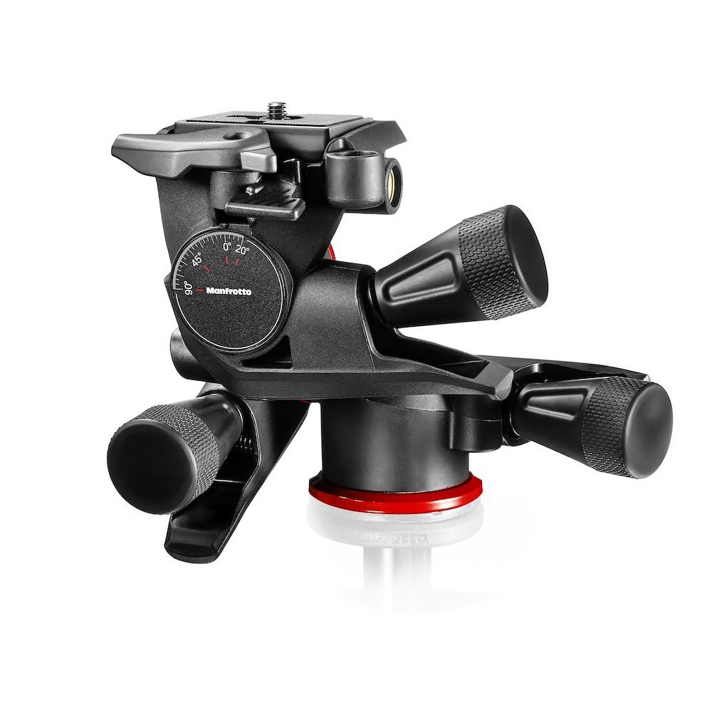 Manfrotto Xpro 3 Way Head, Camera Tripod Head, 3 Axis Movement, High Precision, Photography Equipment For Content Creation, Phot