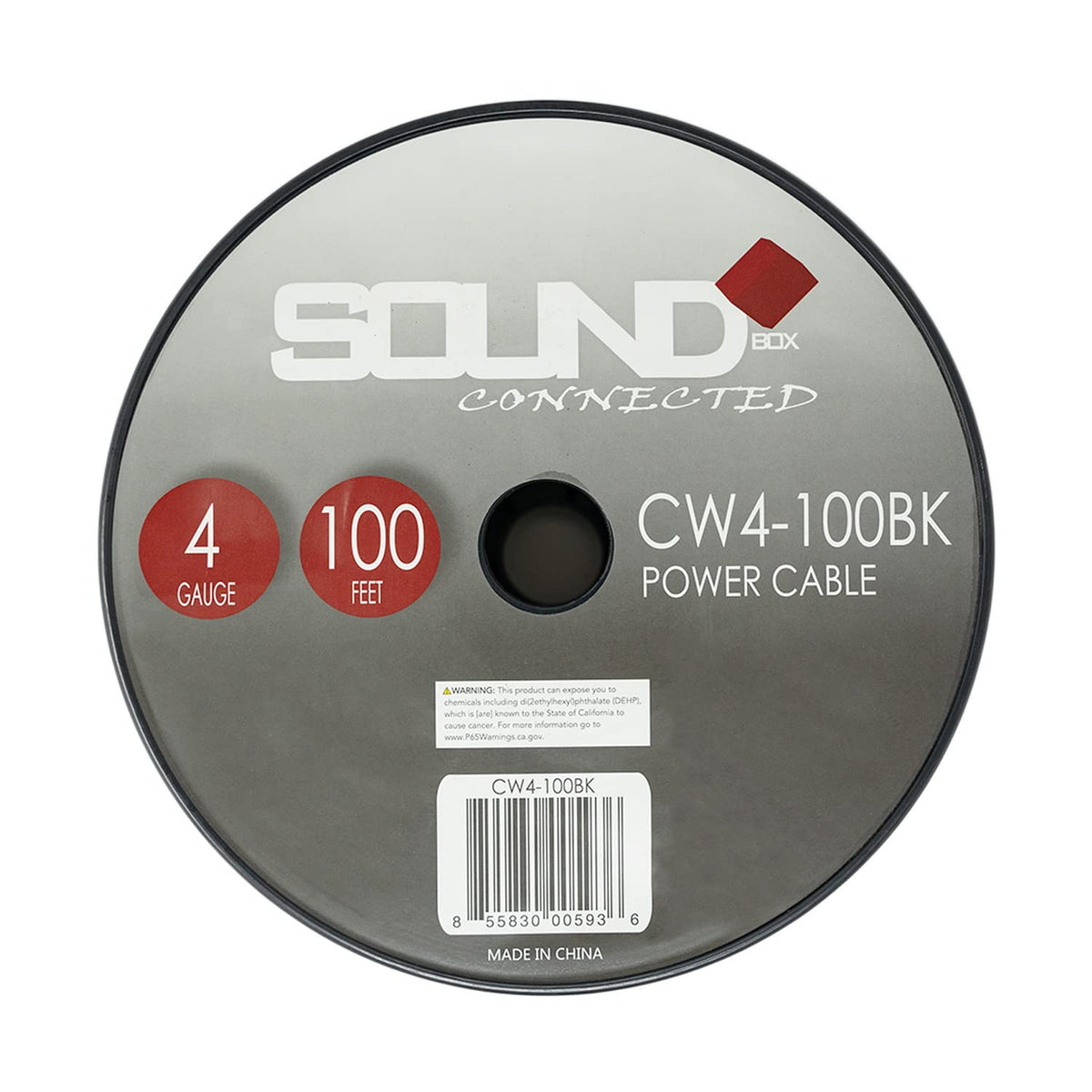 Soundbox Connected 4 Gauge Black Amplifier Amp Power/Ground Wire 100 F ...