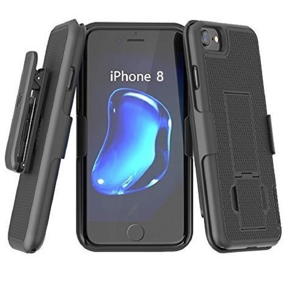 Encased Iphone 8 / Iphone Se Belt Clip Case | Slim Fit Holster Shell Combo With Kickstand (Iphone 7/8, Se 2020 / Se 3Rd Gen 2022