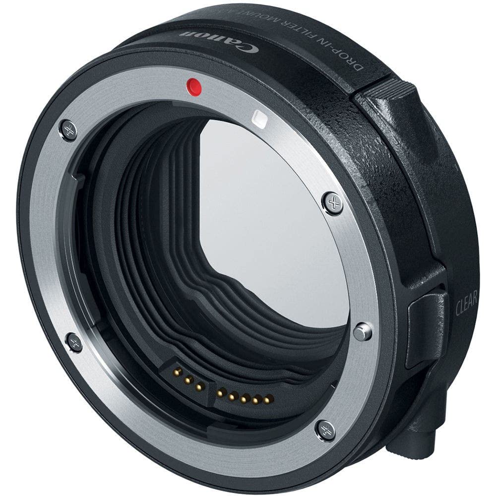 Canon Drop in Filter Mount Adapter EF EOS R with Circular Polarizing Filter