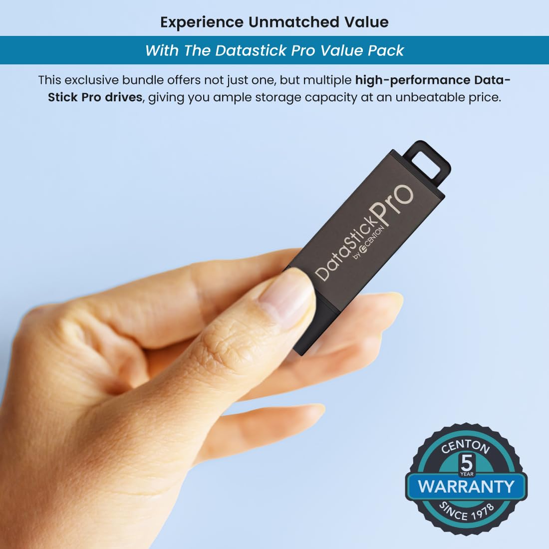 2Gb Datastick Pro By Centon, 25 Pack, Usb 2.0 Flash Drive Memory Stick For Storage And Backup