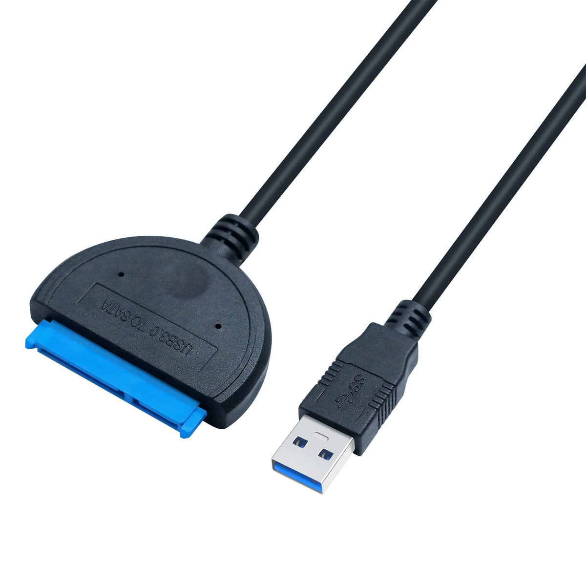 Dtech Sata To Usb 3.0 Adapter Cable For 2.5 Inch Ssd Hdd Hard Drive To Computer Pc Laptop 5Gbps Superspeed Compatible With Usb 2
