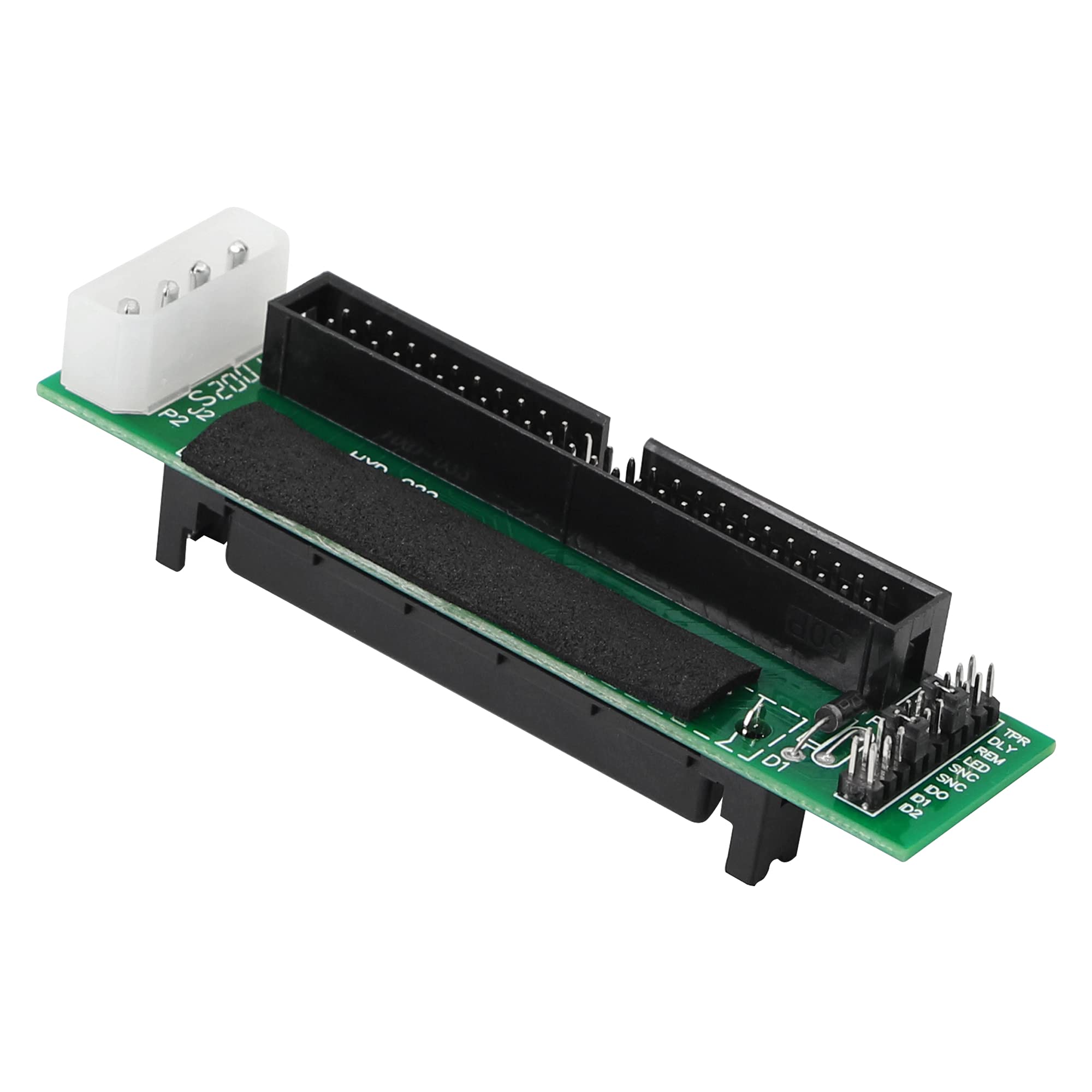 Cerrxian Scsi Sca 80 Pin Female To Ide 50 Pin Male Adapter Converter For Hard Disk, Computer