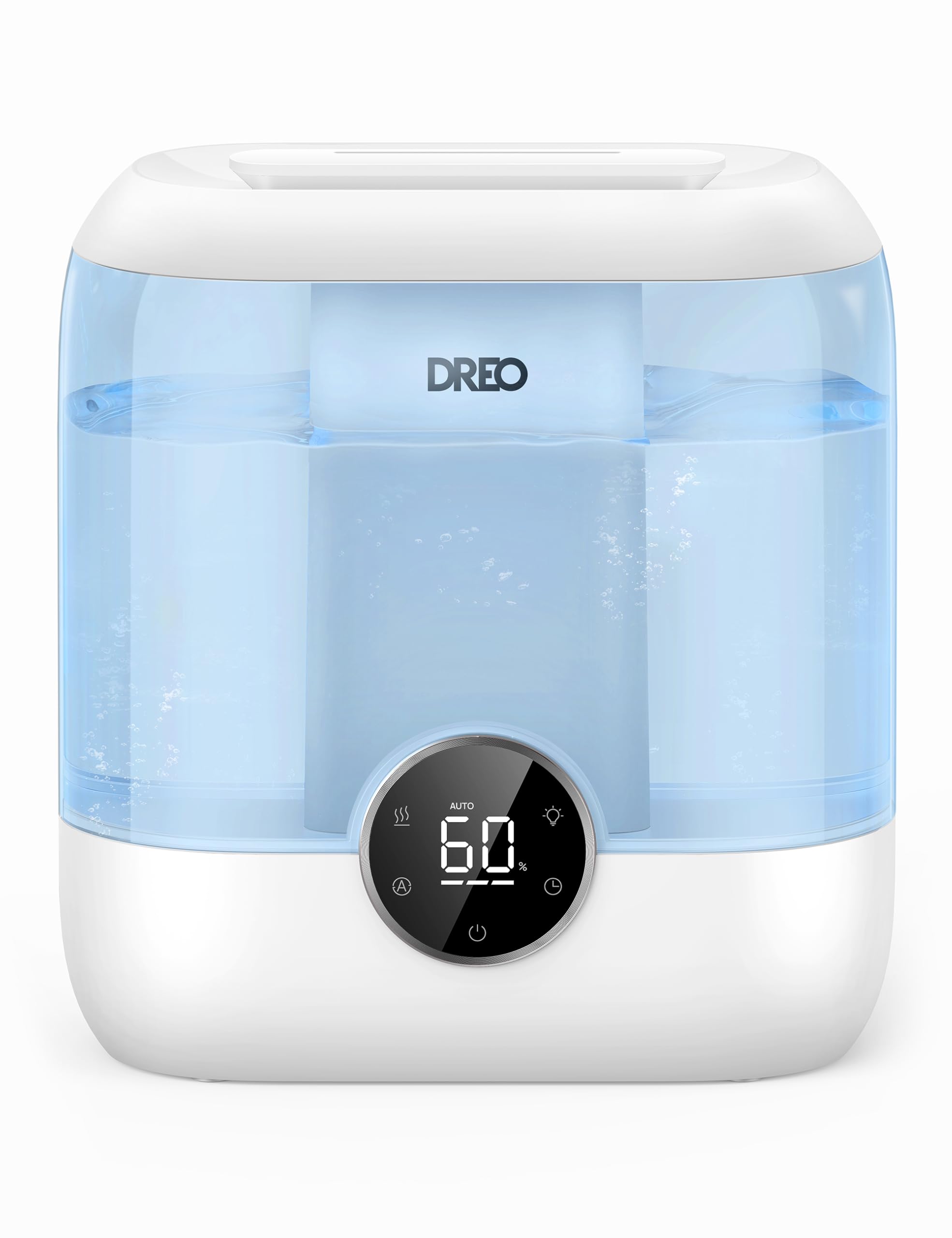 Dreo 6L Top Fill Humidifiers for Bedroom, 60H Runtime 28 dB Quiet Supersized Cool Mist Air Humidifiers for Large Room, Baby Nurs
