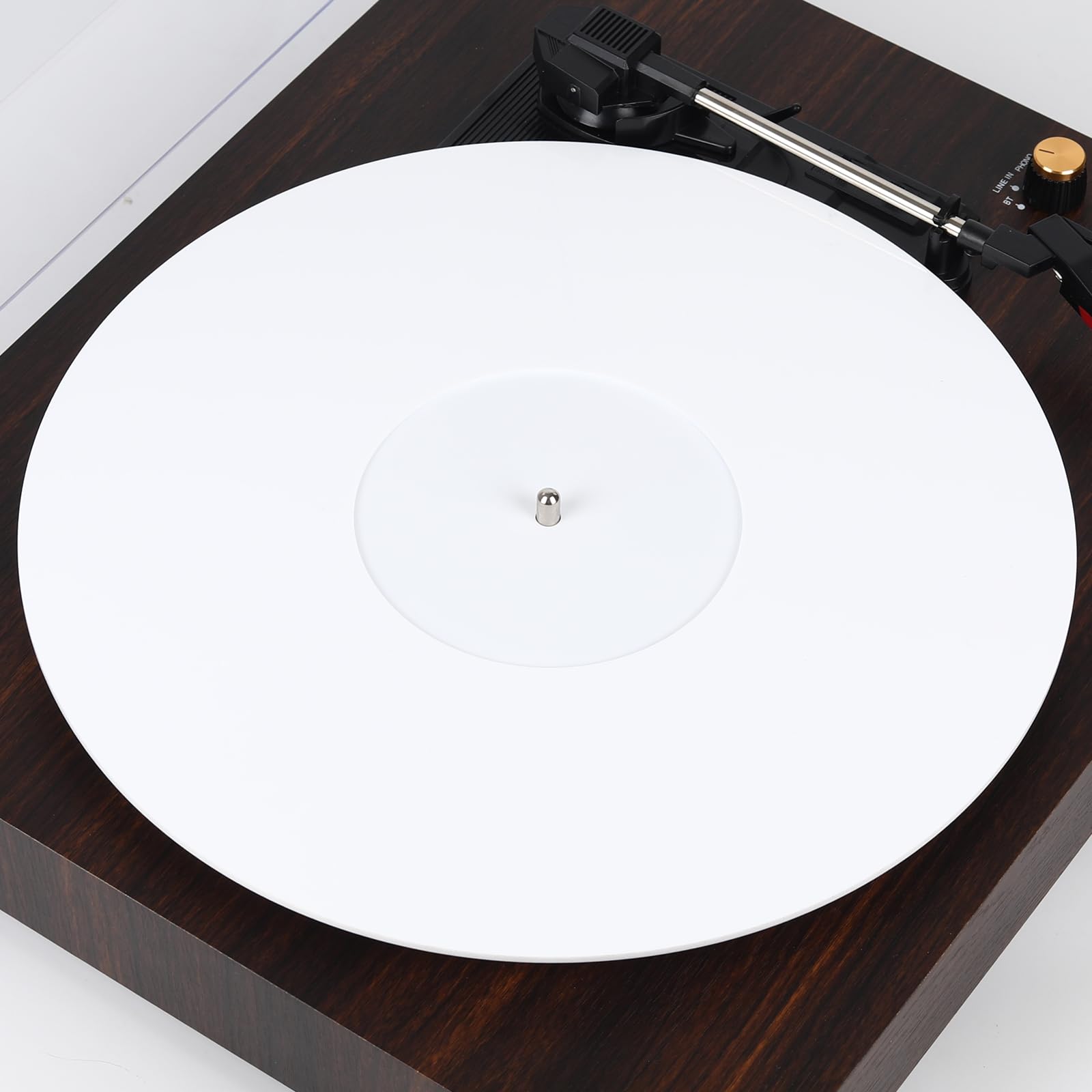 Acrylic Turntable Mat Record Slipmat: 12 Inch Platter Vinyl Slip Mats Record Player Accessories for Anti Static, Enhanced Sound 