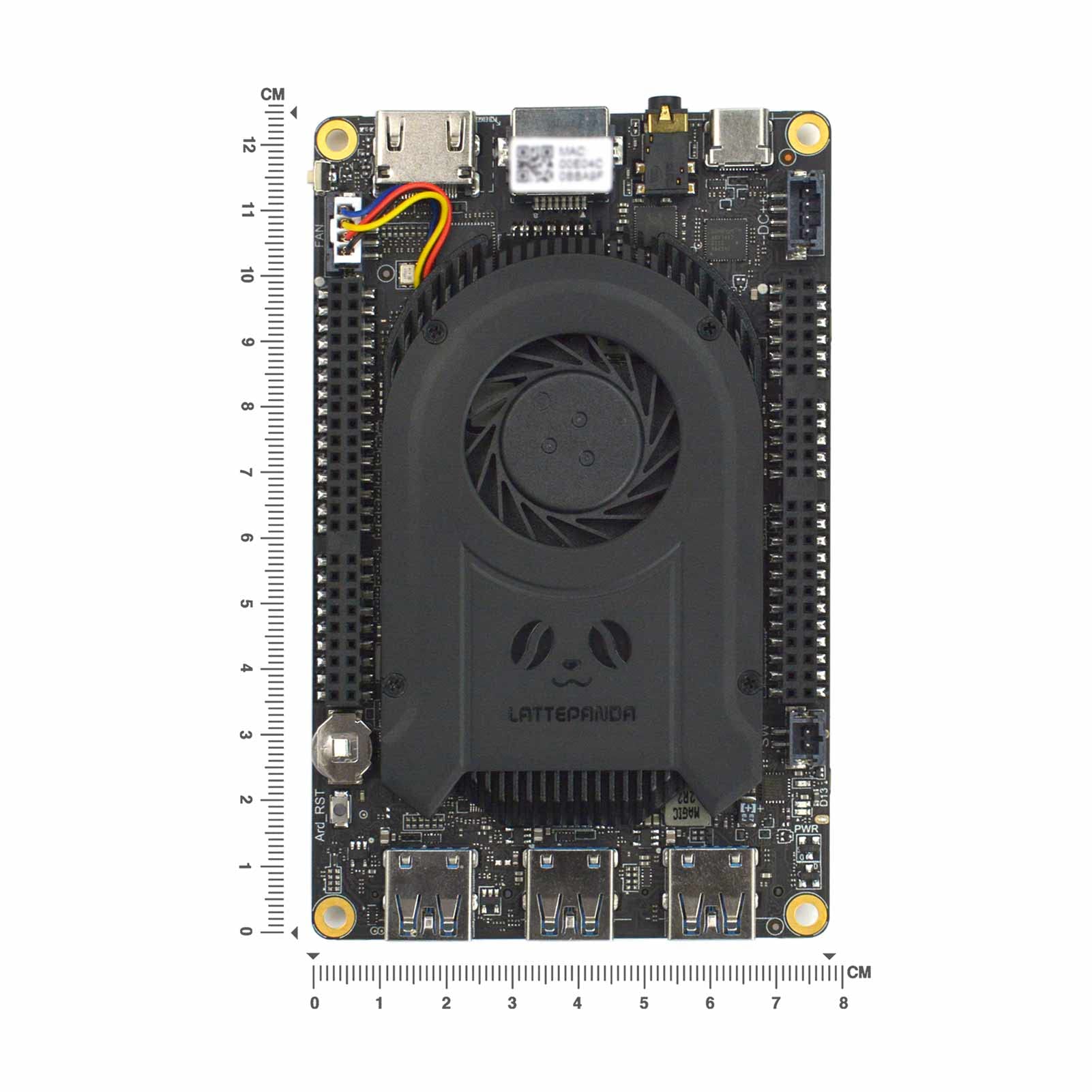 Lattepanda 3 Delta 864 Pocket Sized Windows 10 & 11/Linux Single Board Computer With Intel Celeron N5105, 8Gb Ram+64Gb Emmc, Wi