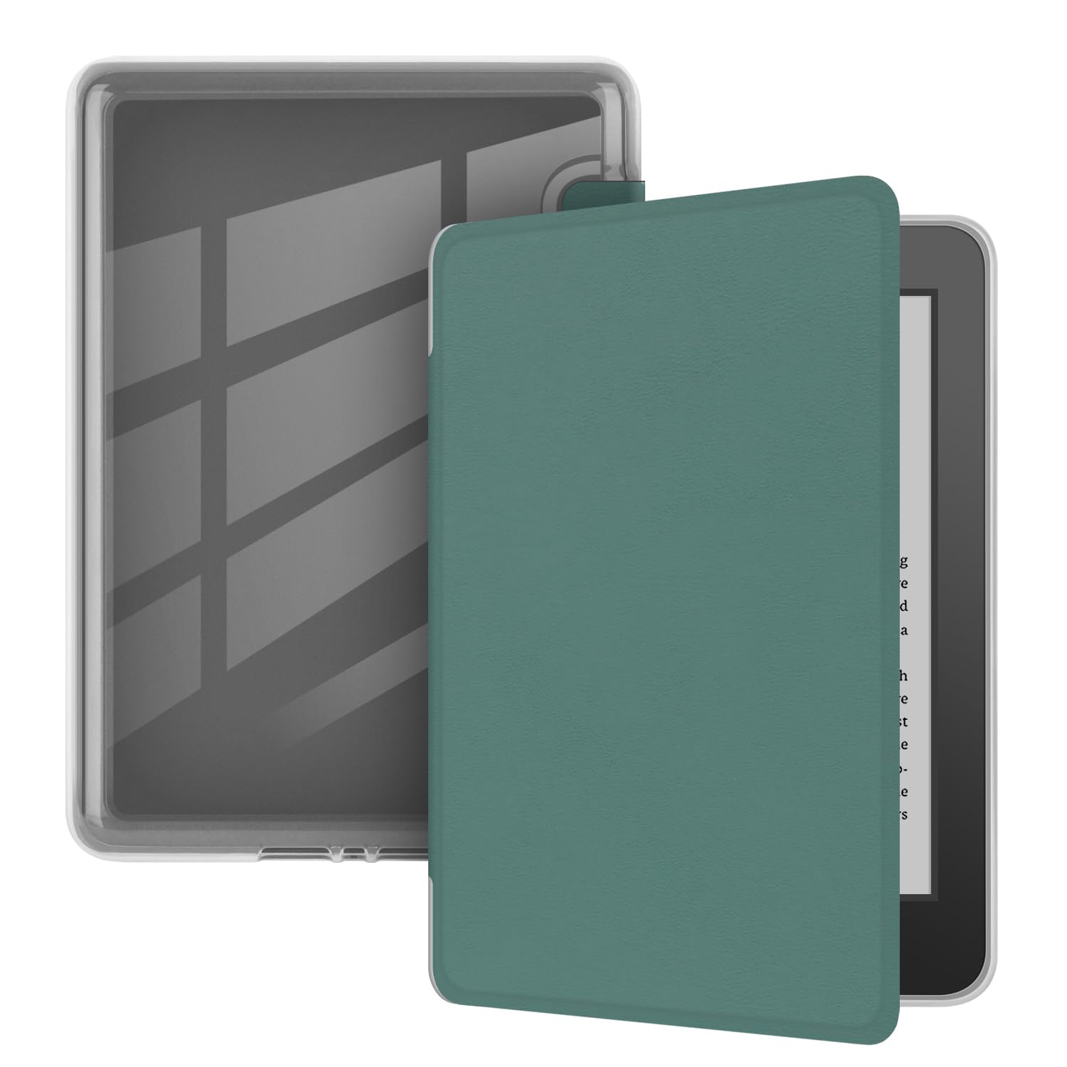 Case for 6 Kindle Paperwhite (10th Generation-2018 Release), Ultra Clear Soft Flexible Transparent TPU Back Cover with Auto Slee