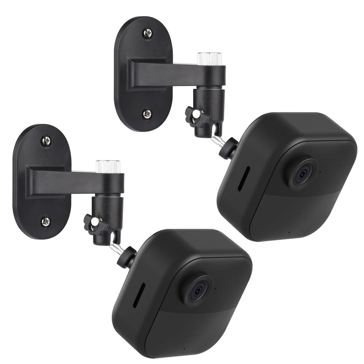 2Pack Adjustable Security Wall Mount Bracket For Blink Outdoor 4 (4Th Gen) / (3Rd Gen), Blink Xt / Xt2, Blink Mini, Perfect View Angle For Your Blink Surveillance Camera - Black