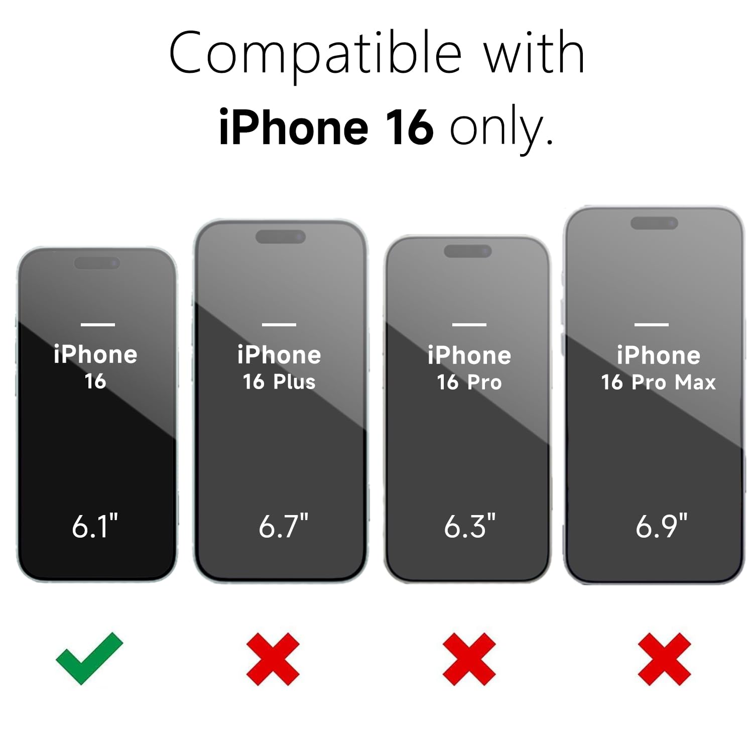 Oakxco For Iphone 16 Phone Case Liquid Silicone, Neon Bright Solid Color, Thin Slim Soft Rubber Gel Matte Tpu Plain Simple Prote