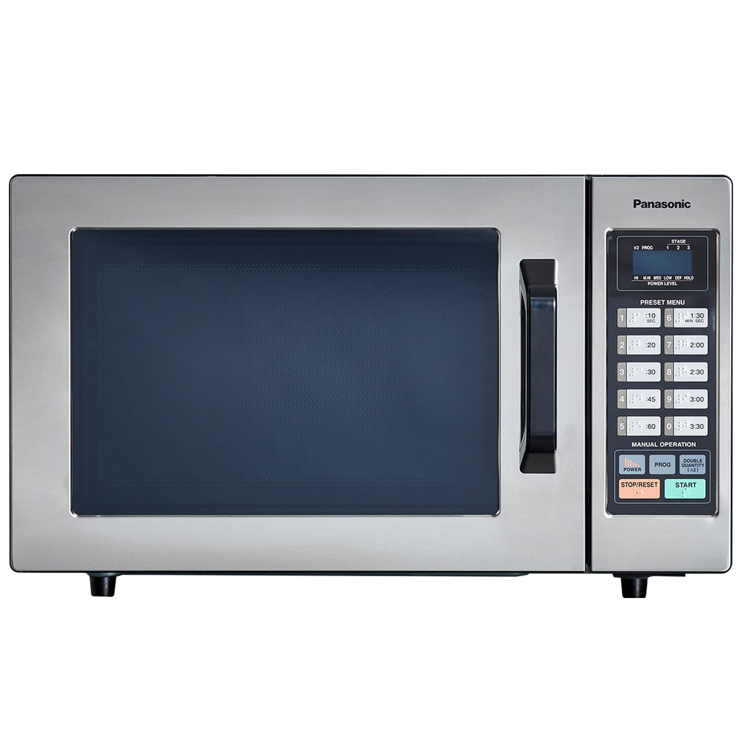 Panasonic Consumer NE1054F 1000 Watt Commercial Microwave Oven With 10 Programmable Memory, Stainless