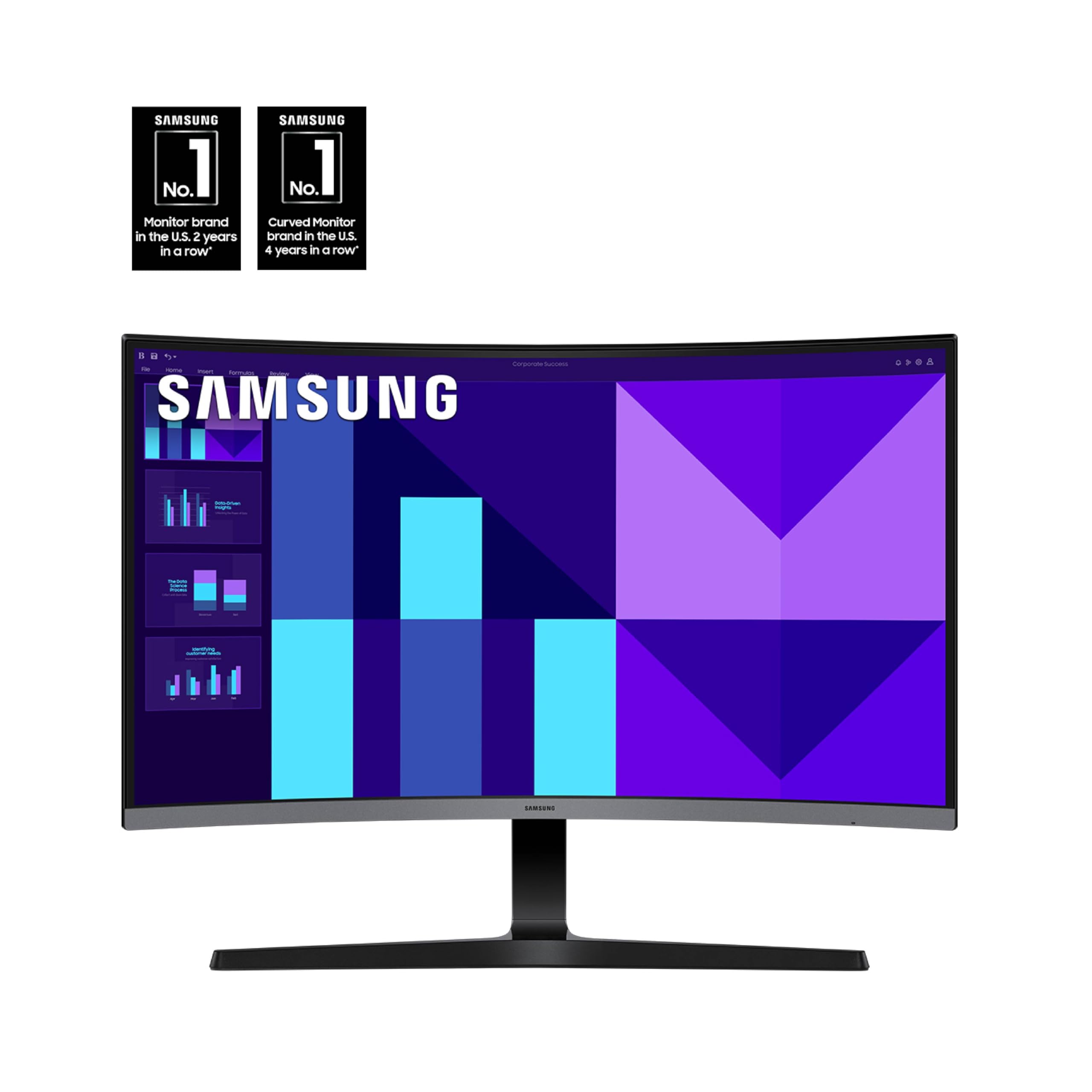 Samsung 27-Inch S3 (S39Gd) Fhd 100Hz Curved Monitor, Game Mode, Eye Saver Mode, Multiple Connectivity With Hdmi Port, Ls27D396Ga