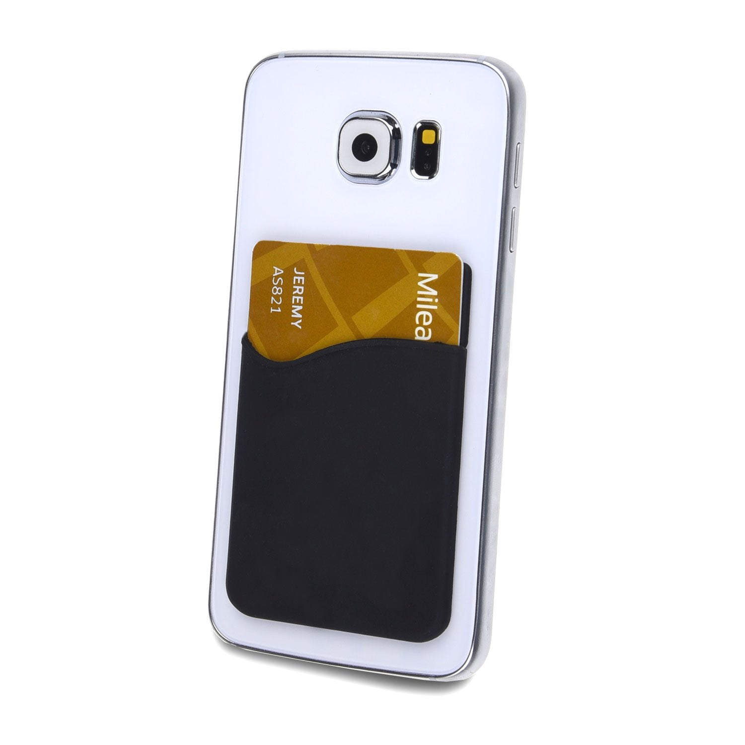 Credit Card/Id Card Holder - Can Be Attached To Almost Any Phone - Carry Essential Cards With Your Phone - Silicone Material, Ca