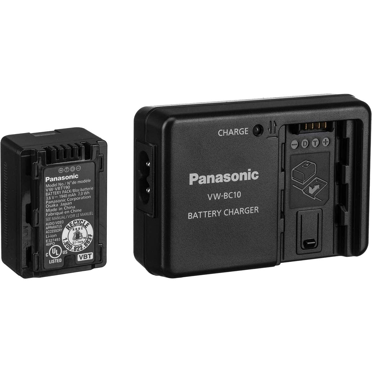 Panasonic Power Pack For Consumer Camcorder, Black (Vw Pwpk)