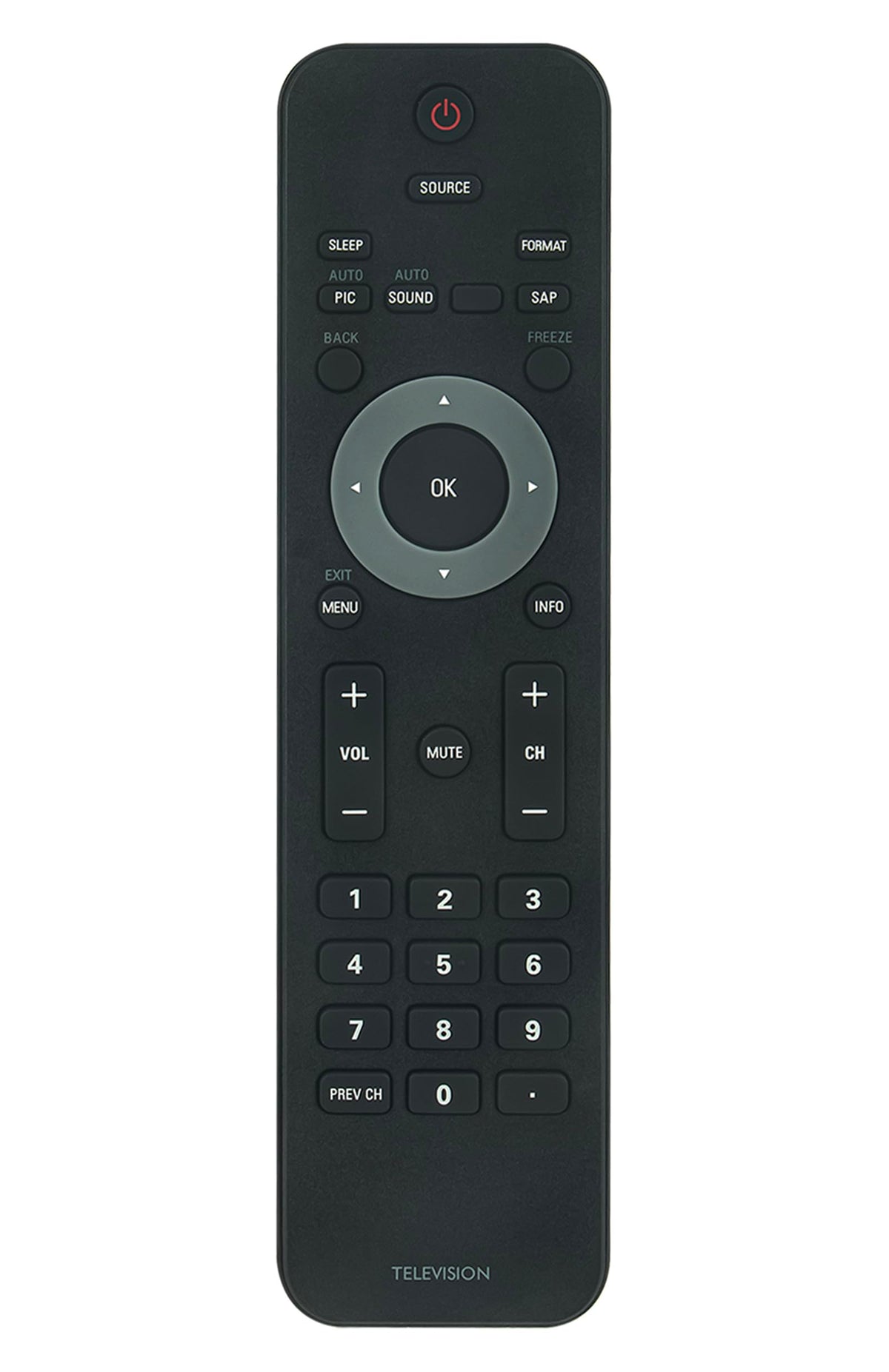 URMT34JHG001 312124000730 Replaced Remote fit for Philips TV 32PFL3504DF7 32PFL3505D 32PFL3505D/F7 32PFL3505DF7 32PFL3506 32PFL3506/F7 32PFL3506D/F7 32PFL3506DF7 32PFL3506F7 32PFL3514D 32PFL3514D/F7