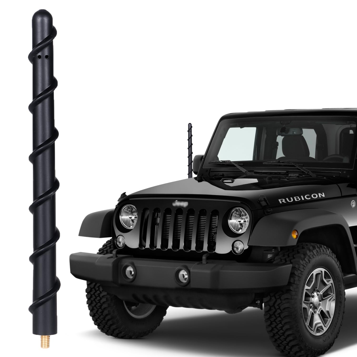 Taygeelery Antenna For Jeep Wrangler Gladiator Jl Jk Jt Rubicon Sahara 2007 2024, Short Jeep Wrangler Unlimited Sport 4Xe Willys