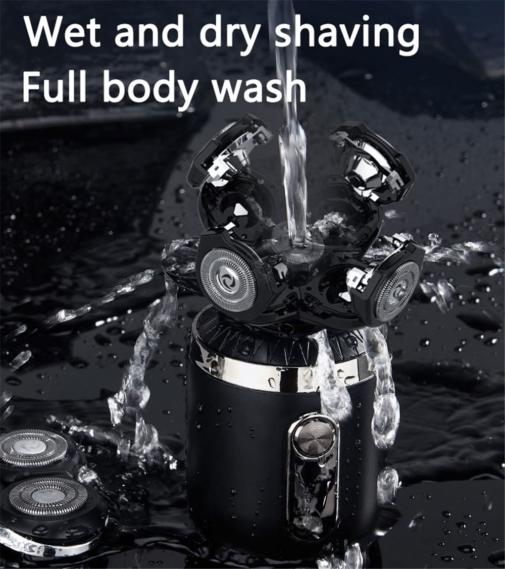 Head Shavers For Men, Mens 5-In-1 Electric Head Shaver, Waterproof Electric Razor, Rechargeable Wet And Dry Mens Grooming Kit He