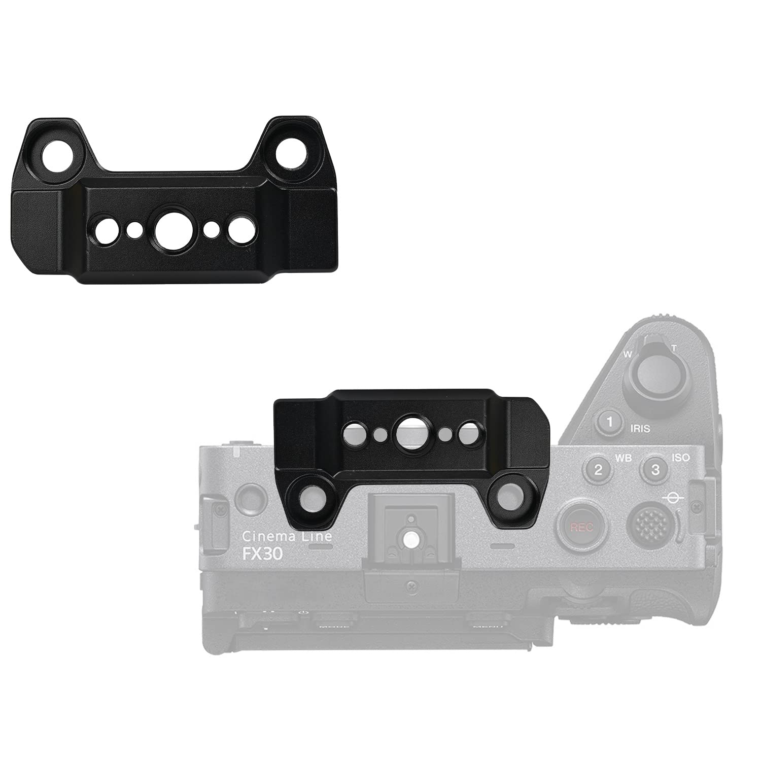 Fx30 Fx3 Camera Cage, Fx3 Fx30 Cage With Cold Shoe Port For Sony Fx3 Fx30 Camera Case Camera Rig Cold Shoe