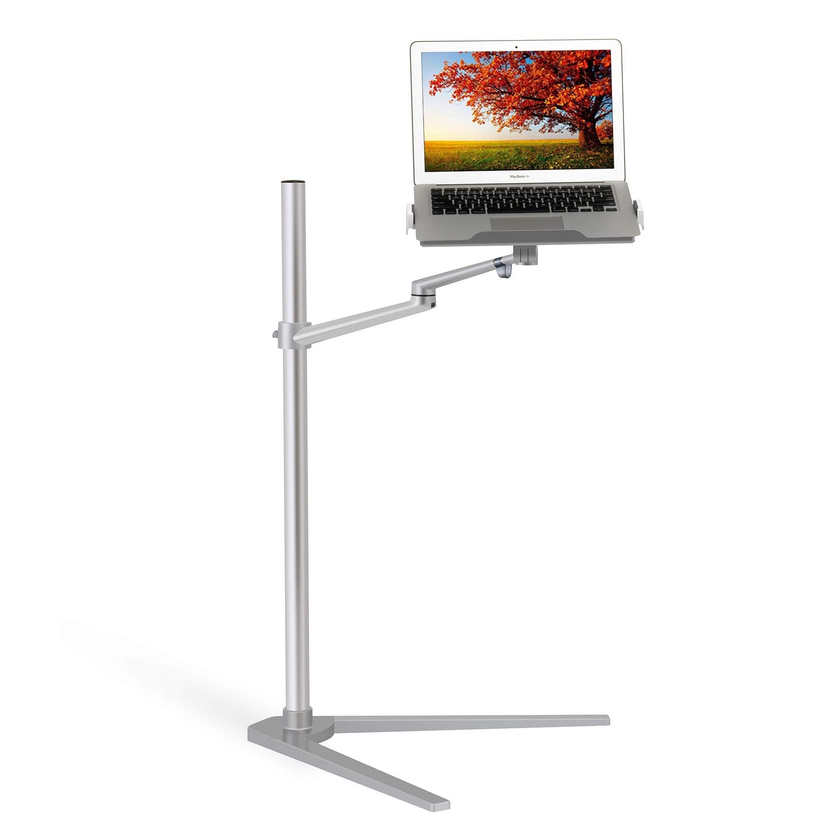 Magichold 3 In 1 360 Degree Rotating Height Adjustable Laptop Tablet Stand For Bed,Floor,Compatible With Ipad Pro 12.9 Inch, Ipa