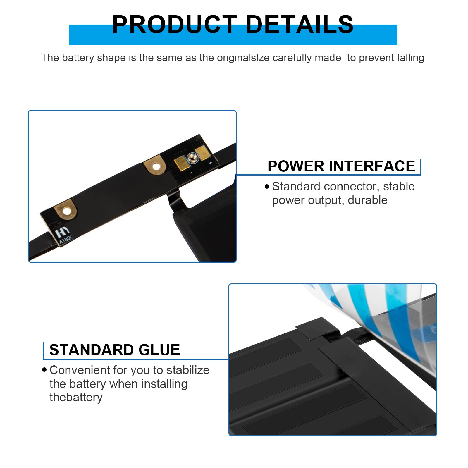 Fancy Buying A1820 A1707 Laptop Battery for MacBook Pro 15-inch Late 2016 Mid 2017 Touch Bar Black