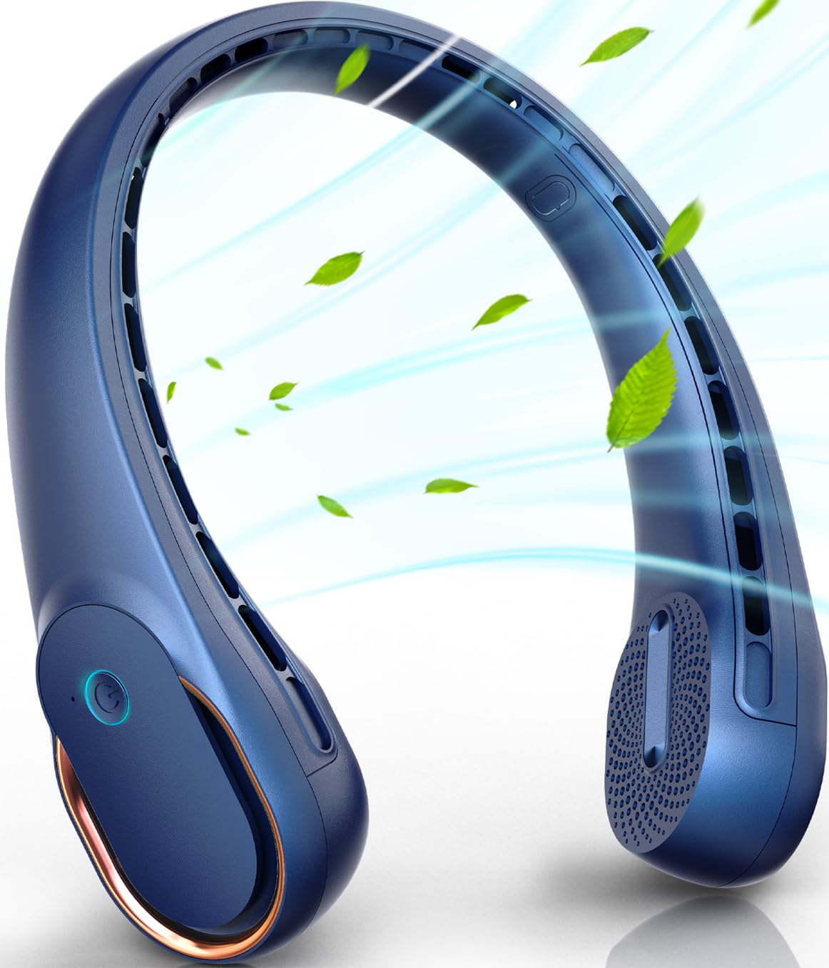 Frsara Neck Fan, Portable Fan Strong Wind, Upgraded 5200Mah, Upgraded Air Volume,360 Cooling, Quiet, No Hair Twisting, Even Air