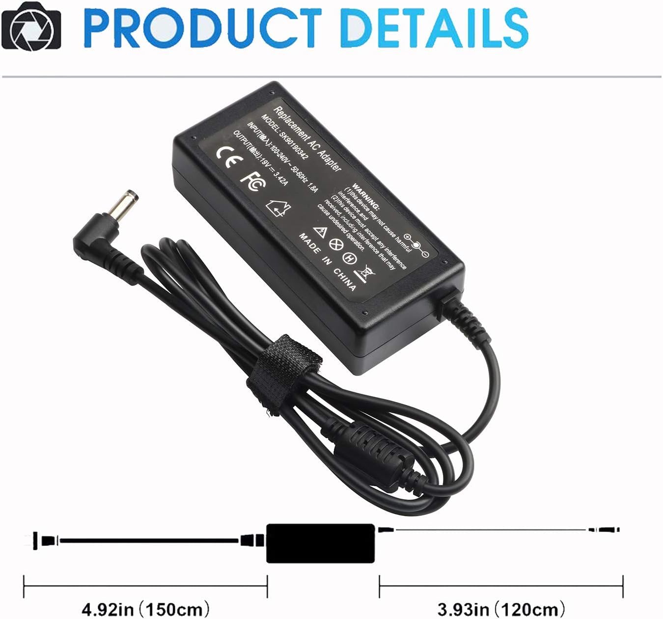 19V Charger For Jbl Xtreme, Xtreme 2, Xtreme Portable, Extreme, Extreme 2, Jbl Boombox 1 2 Wireless Bluetooth Boost Tv Speaker Charger Power Cord