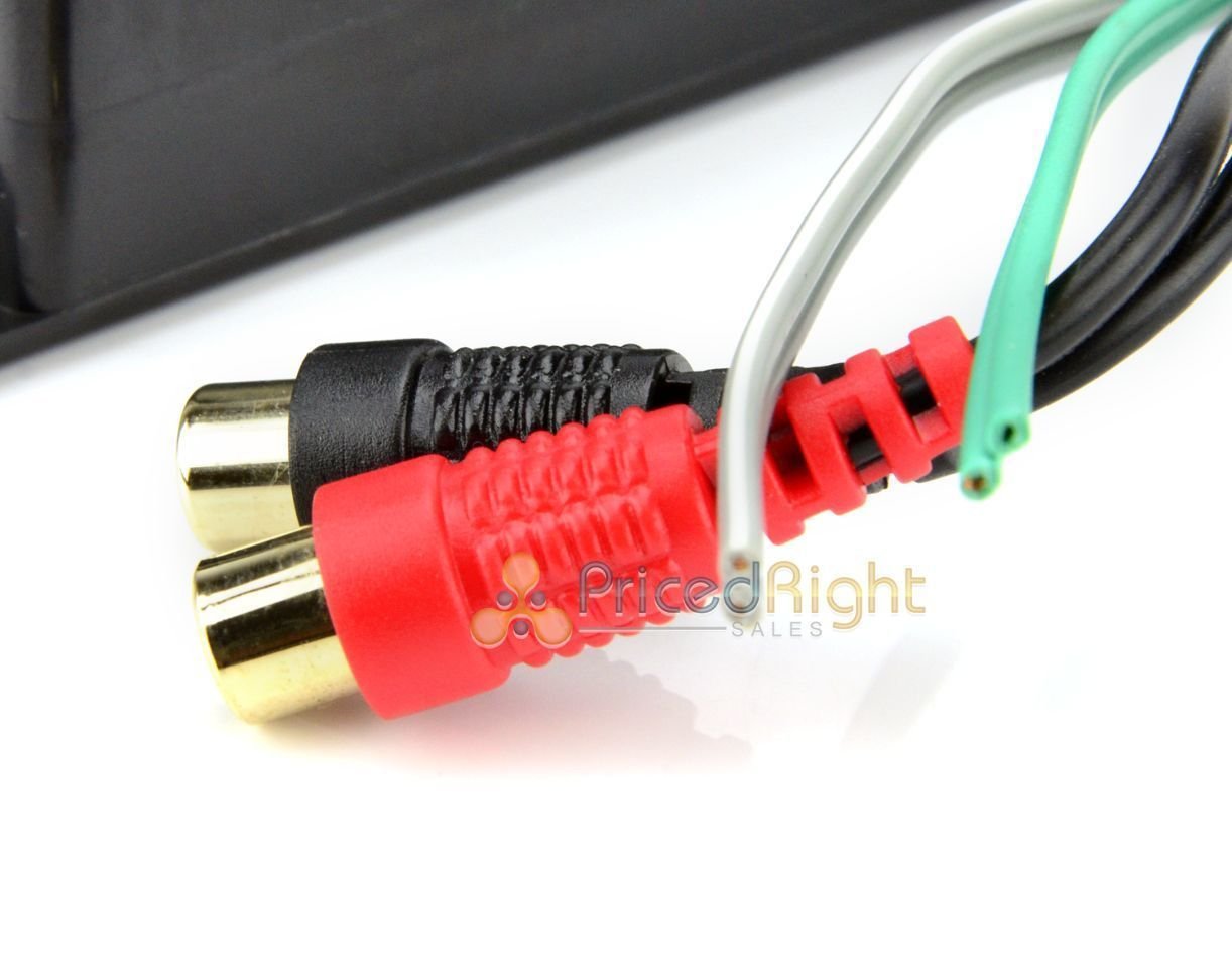 Pipeman's Installation Solution RCA Power Amp Low Level Jack Adapter - Black Car Stereo Audio Converter