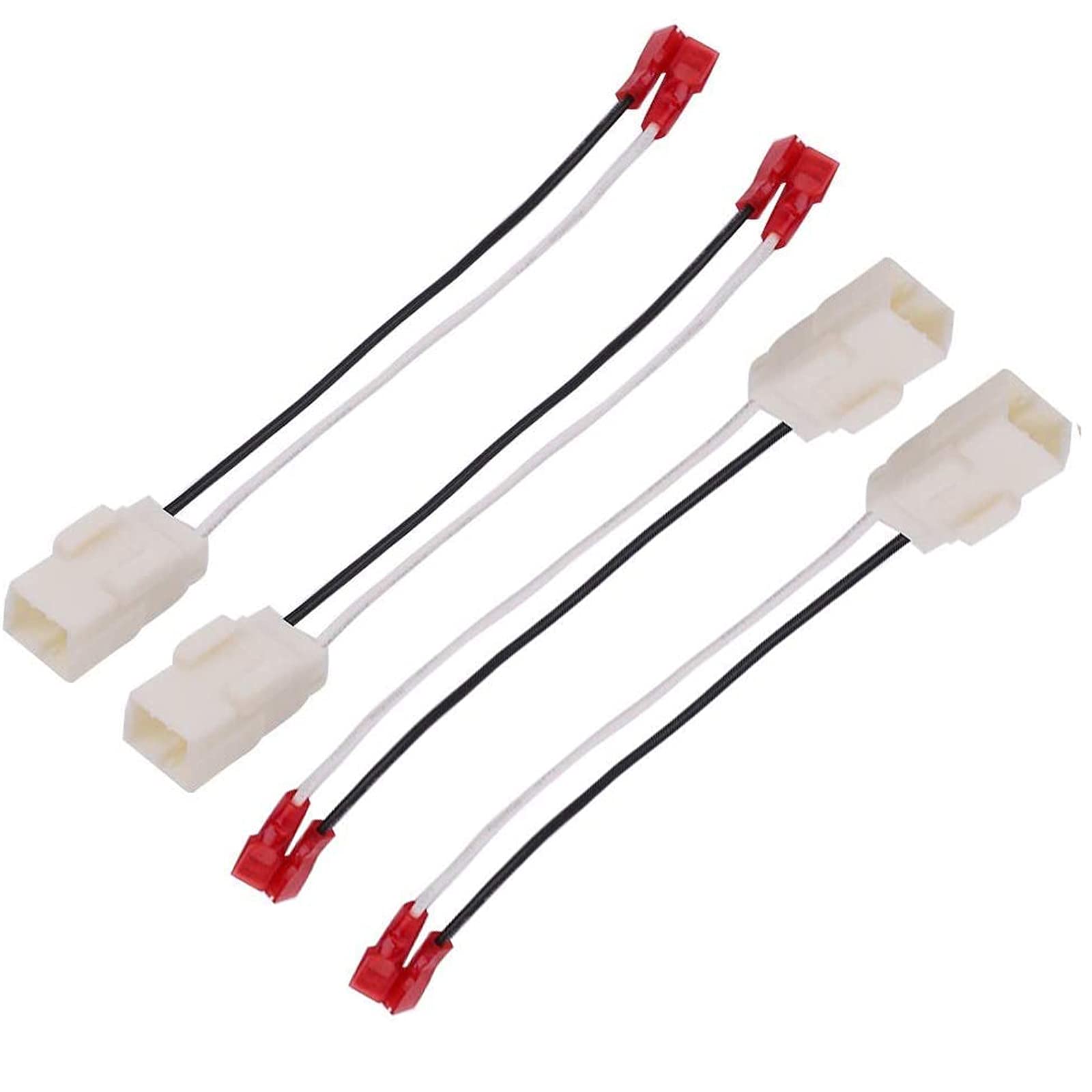 4 Pack 72 6514 Speaker Wire Harness Adapter Plug Compatible With Jeep Wrangler Chrysler Town & Country Speaker Harness Adapter Dodge Dakota Front Rear Door Speaker Wiring Harness Adapter