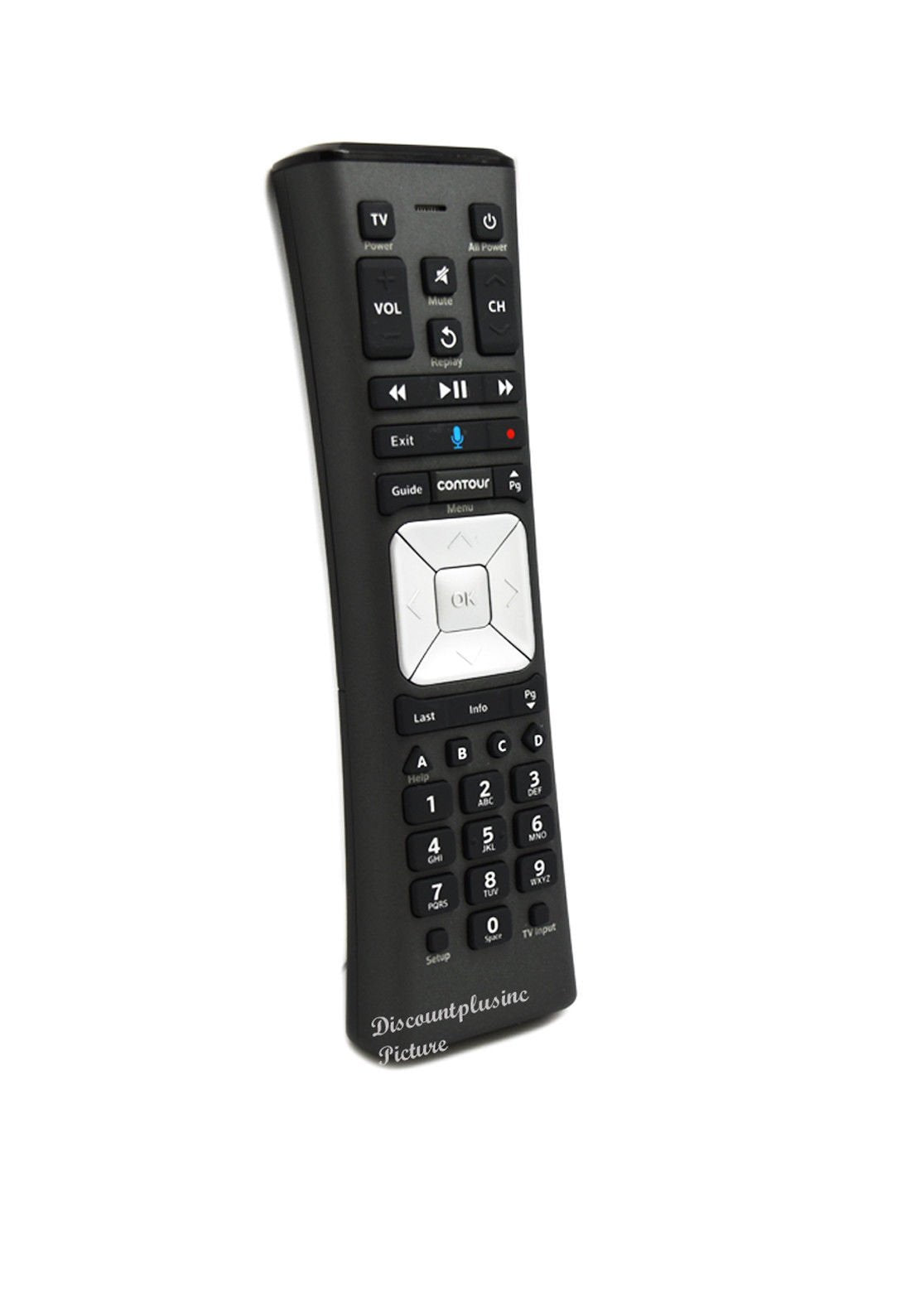 Xfinity Cox XR11 Contour2 Premium Voice Activated Remote Control - Black Grey for Cable TV