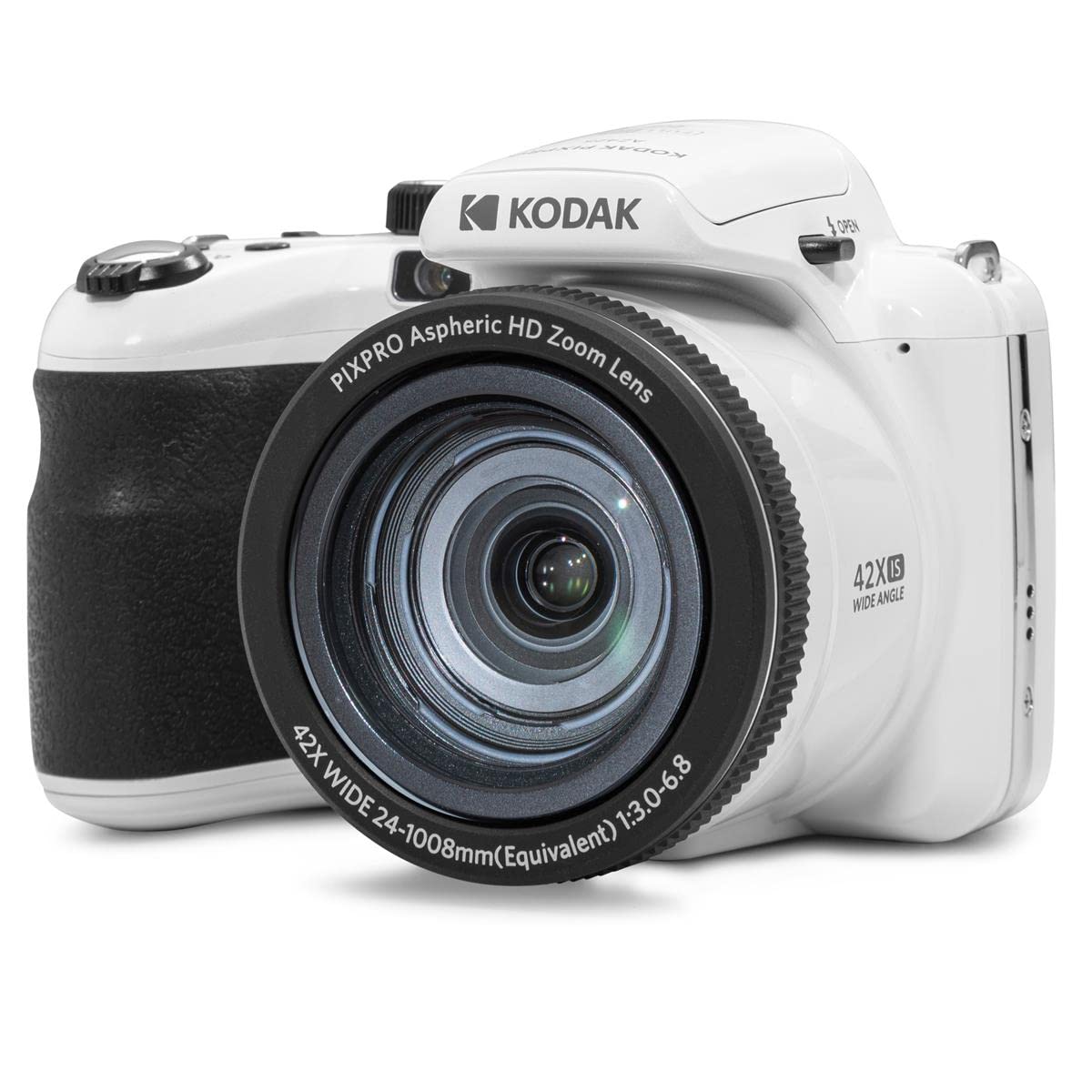KODAK PIXPRO AZ425-WH 20MP Digital Camera 42X Optical Zoom 24mm Wide Angle Lens 1080P Full HD Video Optical Image Stabilization 