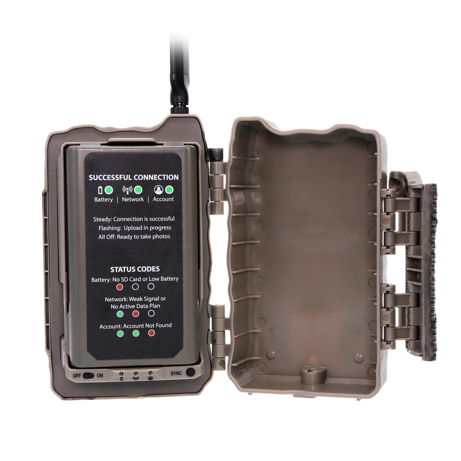 Stealth Cam Deceptor No Glo 80Ft Detection & Ir Range 40Mp Photo 1440P Hd Video Capture Remote App Contol Wireless Hunting Cellu