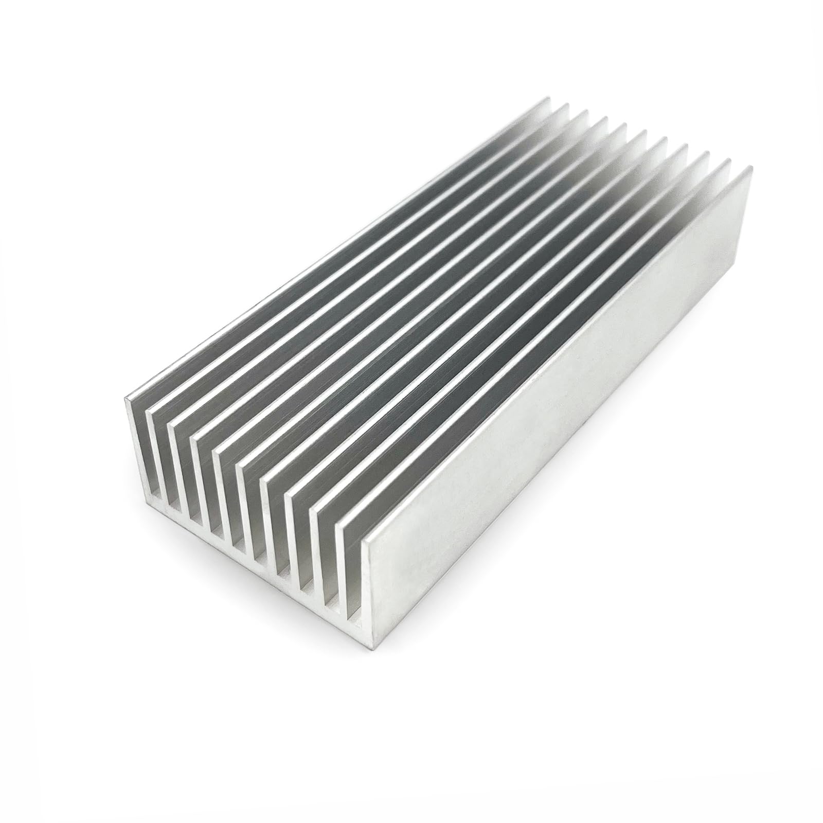 Awxlumv 2Pcs Aluminum Heatsink 100 X 40 X 20Mm/ 3.94X1.57X0.79 Inch Heat Sink Chipset Diffusion Cooling Fin Comb Heat Sinks Cool
