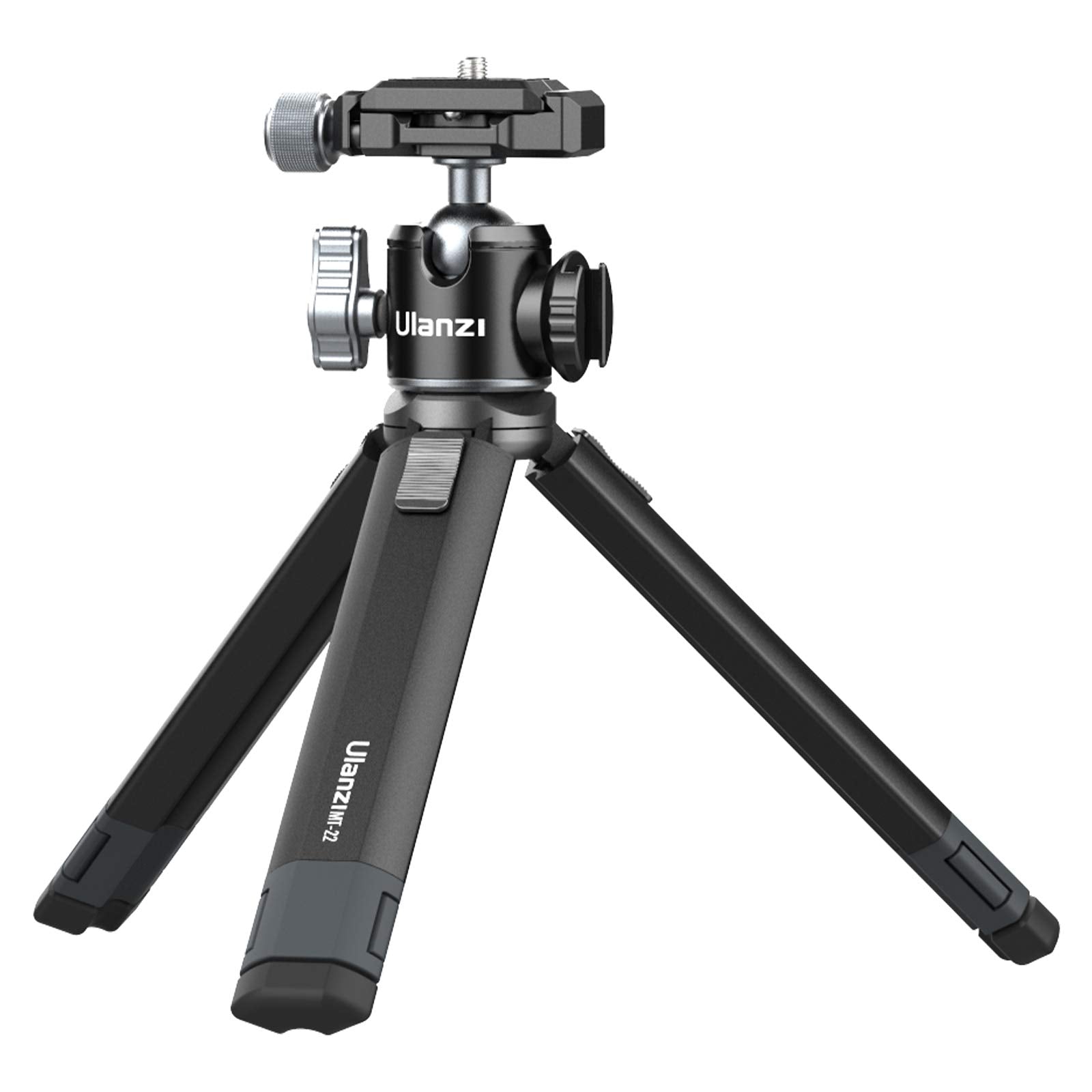 Portable Desktop Mini Tripod Pictron Mt 24 Compact Camera Tripod Aluminum Alloy With 360� Ball Head,1/4 Inches Quick Release Plate For Dslr Camera Video Camcorder, Load Up To 11Lbs/5Kg
