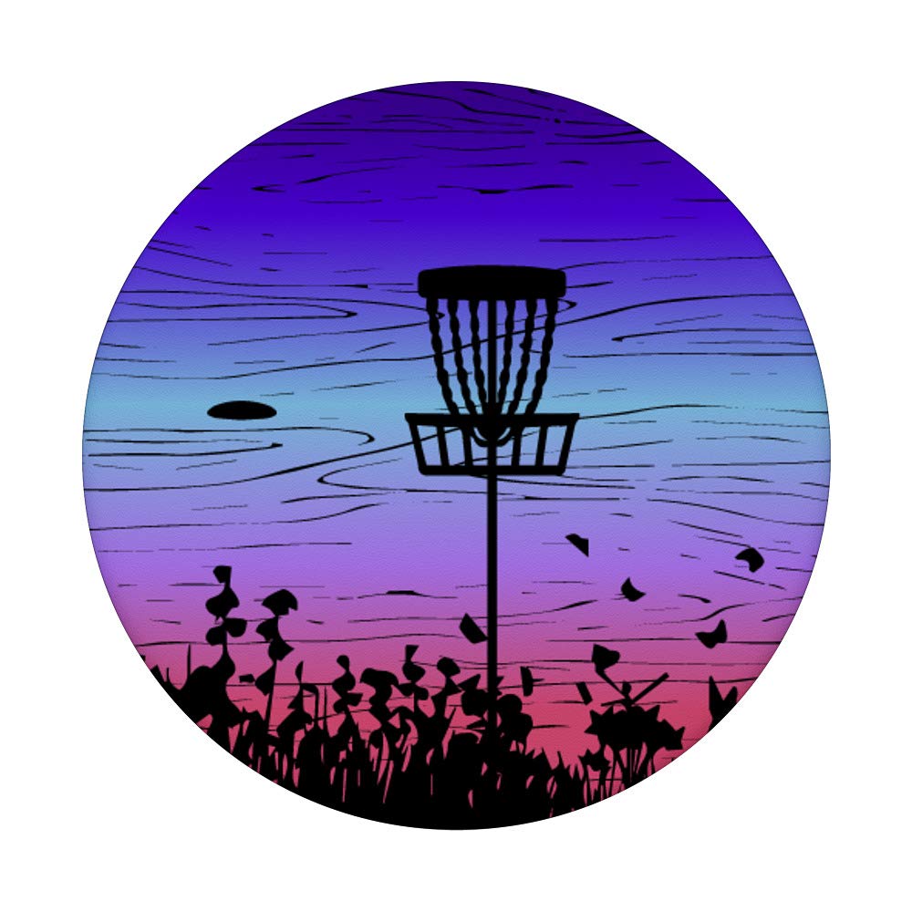 Frisbee Golf Target Basket Fun Ny Disc Golf Gift Popsockets Popgrip: Swappable Grip For Phones & Tablets