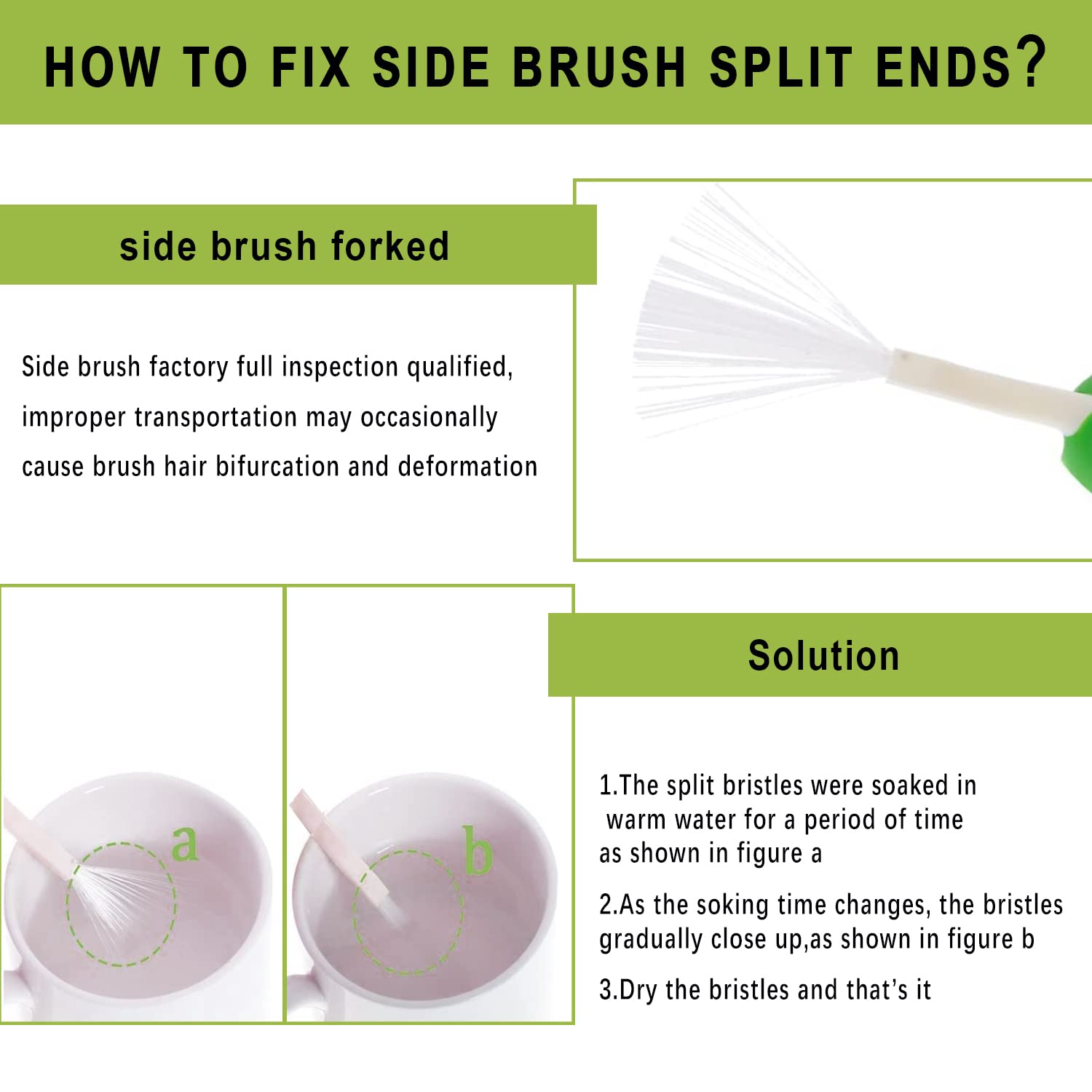 E-HAO 12 Pack Edge-Sweeping Brushes for iRobot Roomba i/j/e Series, Plastic Vacuum Accessories, Model IRED12, 12 pcs