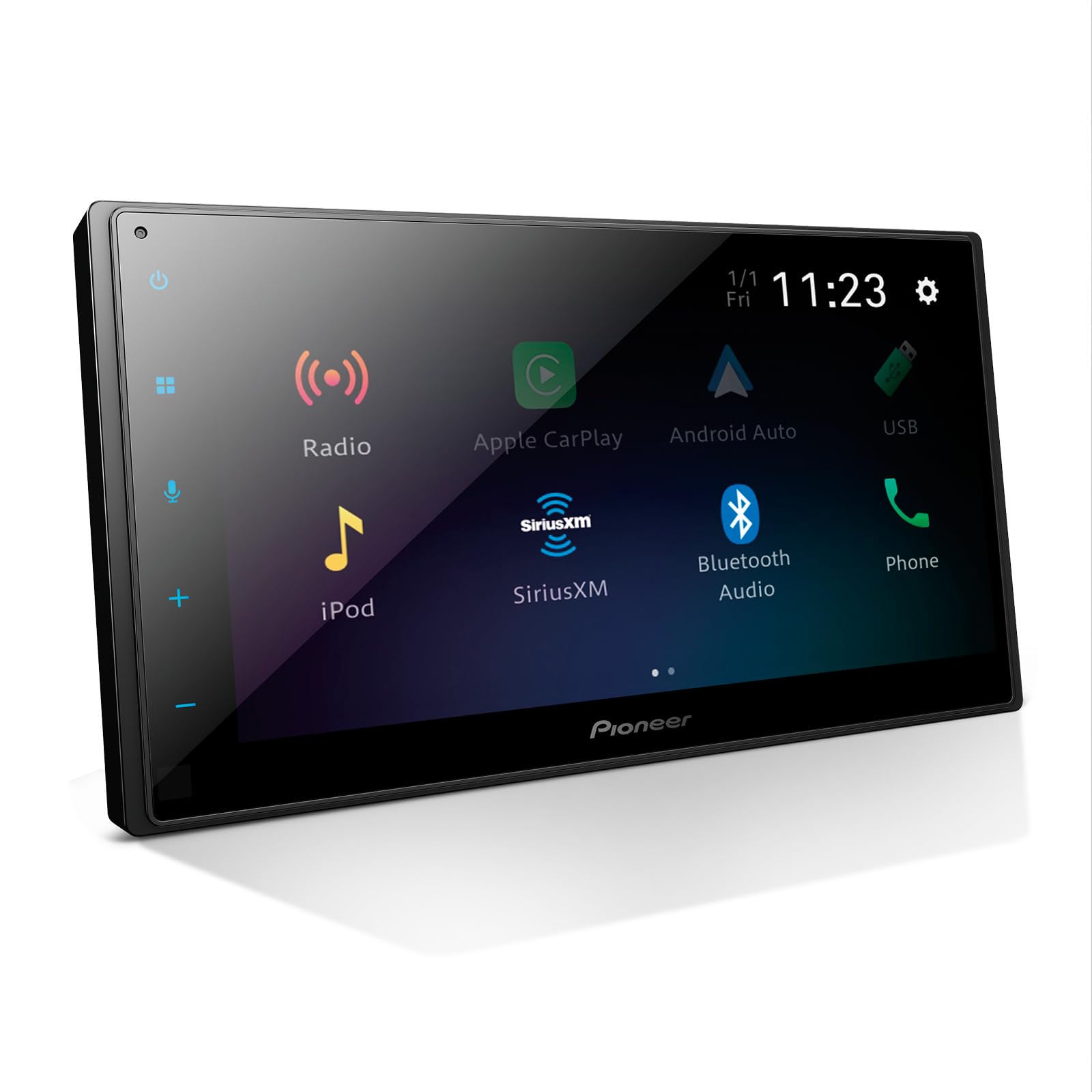 Pioneer Dmh-1600Nex 6.8'' Double-Din Digital Multimedia Receiver - Built In Bluetooth, Wired Apple Carplay And Android Auto, Tou