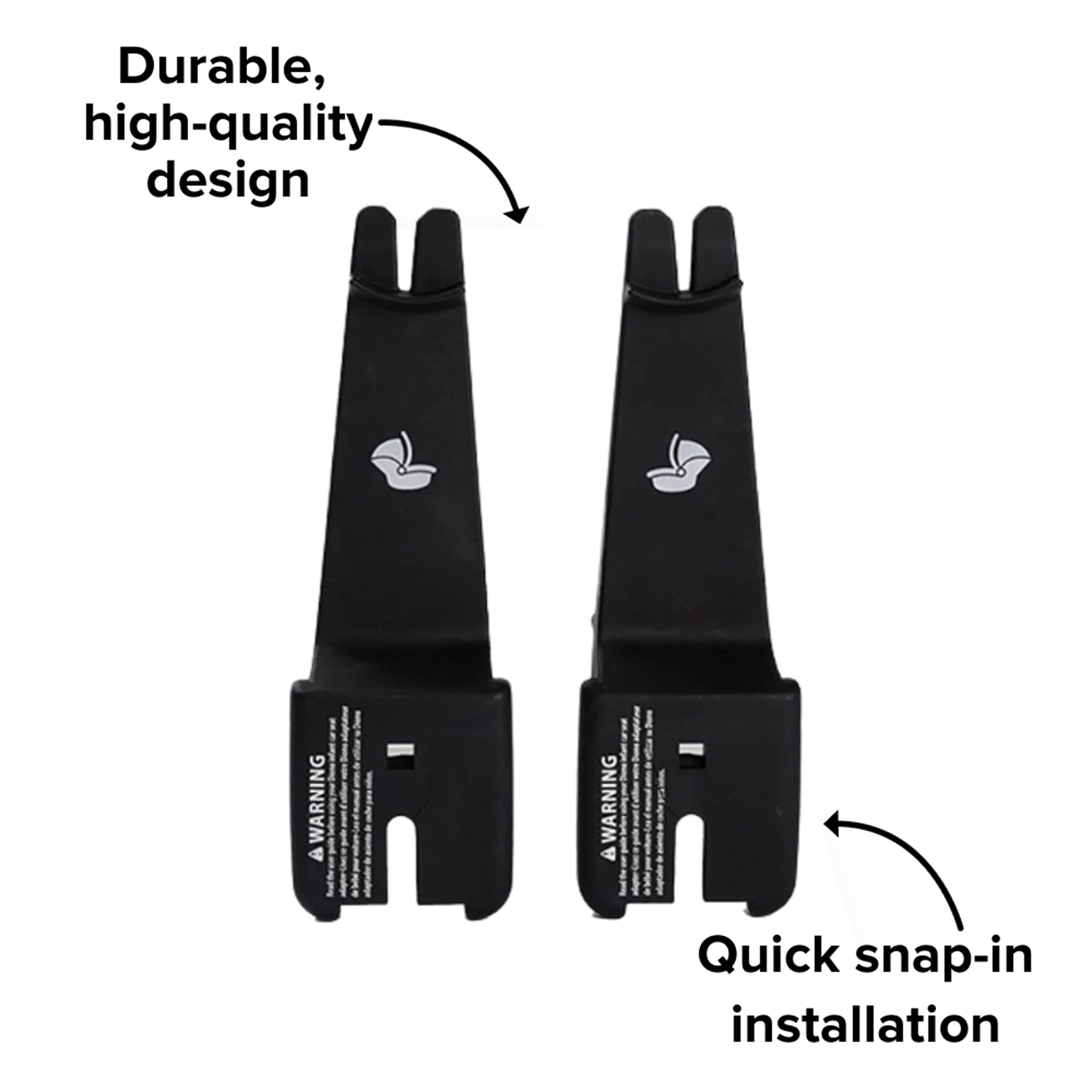 Diono Quantum Car Seat Adapter, Compatible With Peg Perego Infant Baby Car Seats, Durable, Attachment For Travel System