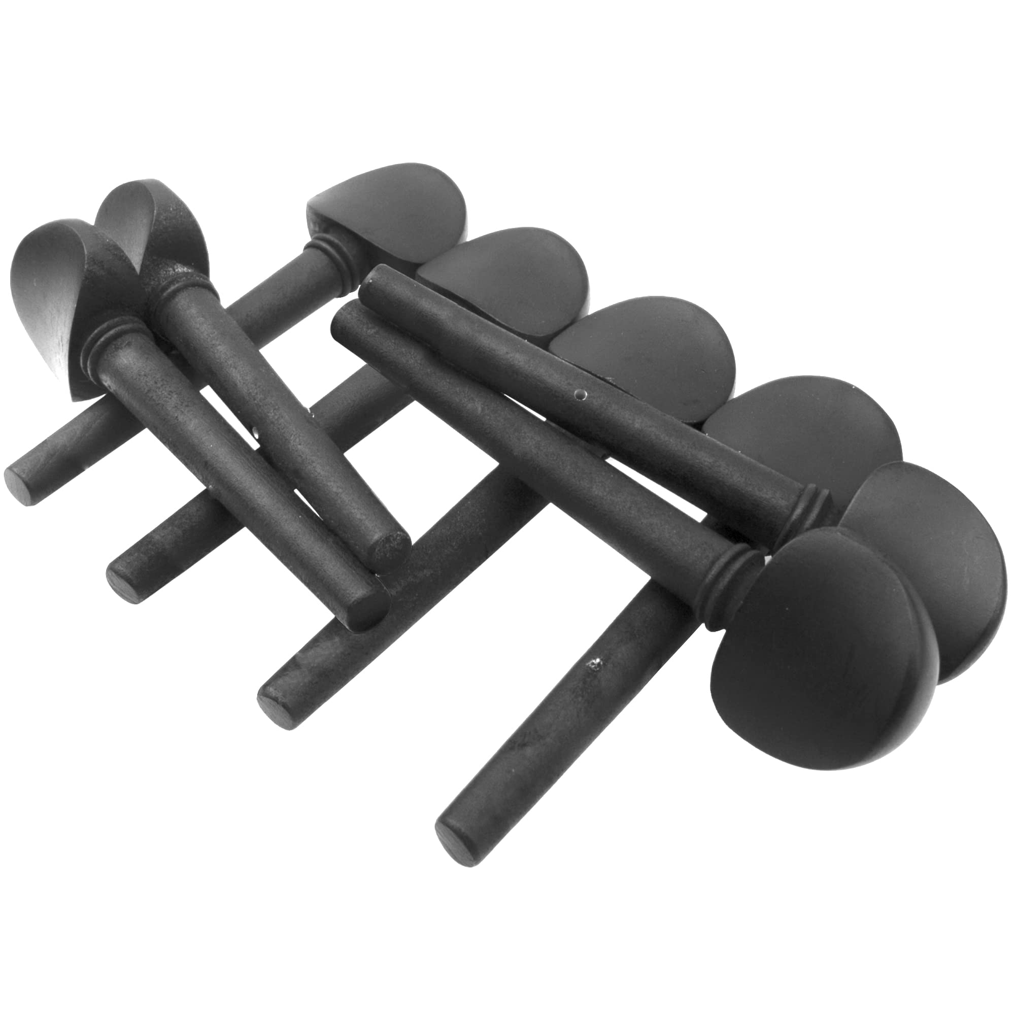 8Pcs Yootones 4/4 Wooden Cello Tuning Tuner Pegs With Predrilled Compatible With Cello Musical Instruments Accessories (4/4, Bla