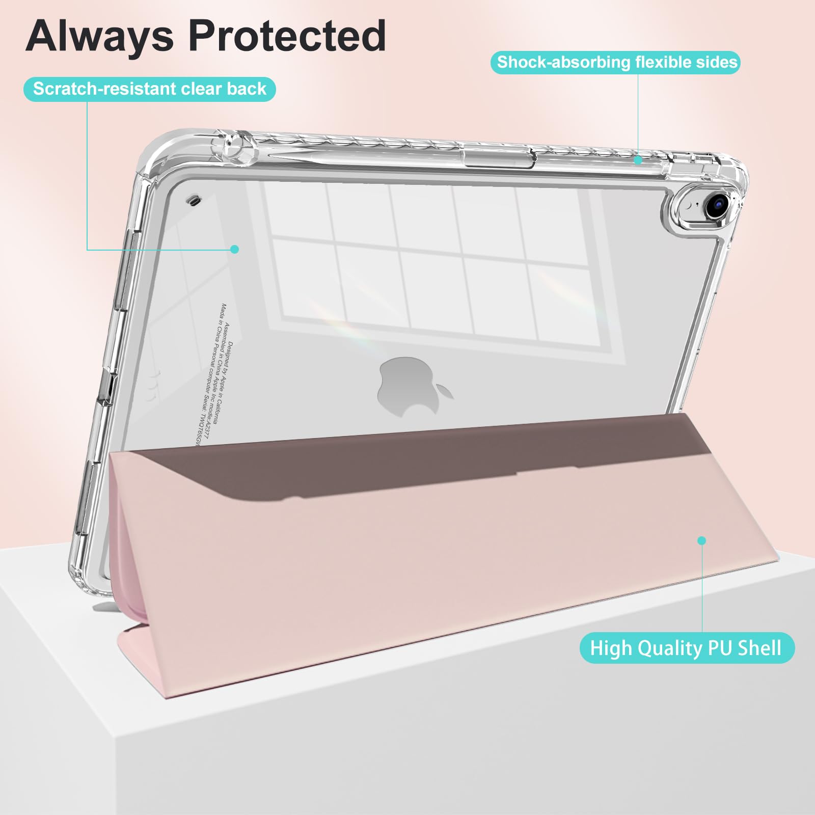 Mygroo For Ipad Air 11 Inch Case 2024, Ipad Air 5Th Generation Case 2022 With Pencil Holder, 2020 Air 4Th Generation Cute Case,