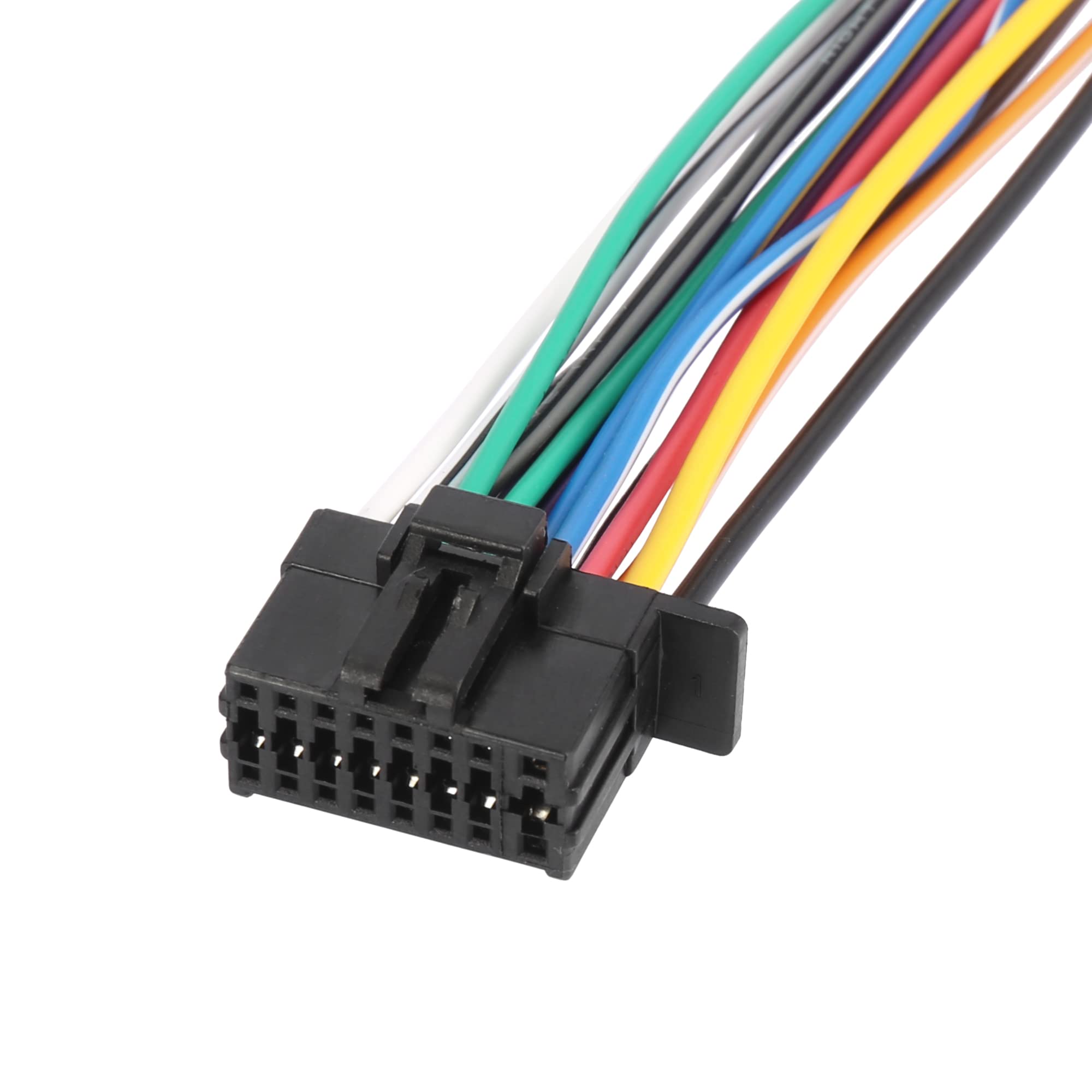 X Autohaux Car Stereo Cd Player Wiring Harness Wire Radio Adapter Install Plug 15 Pins For Kenwood