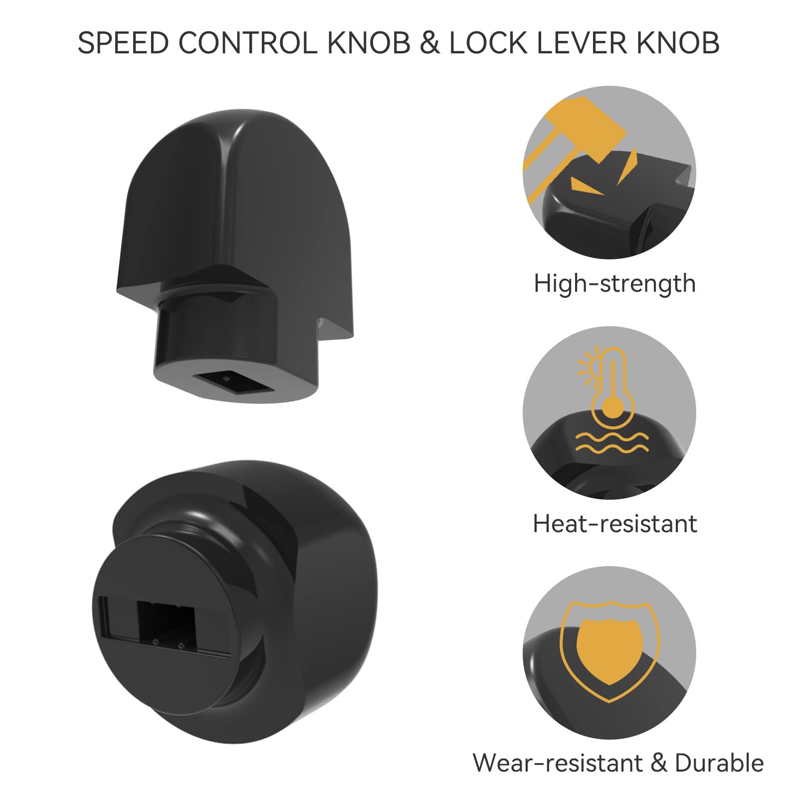 Yish Speed Control Knob Replacement Part, Lock Lever Attachment Knob For Kitchenaid Bowl Lift Stand Mixer & Tilt Head Stand Mixe