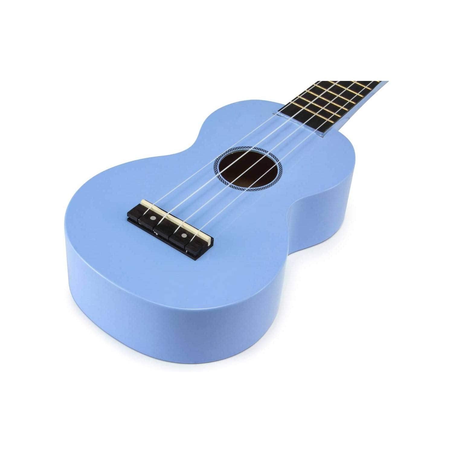 Mahalo MR1LBU Rainbow Series Soprano Ukulele - Light Blue, Stylish Design, Great Sound