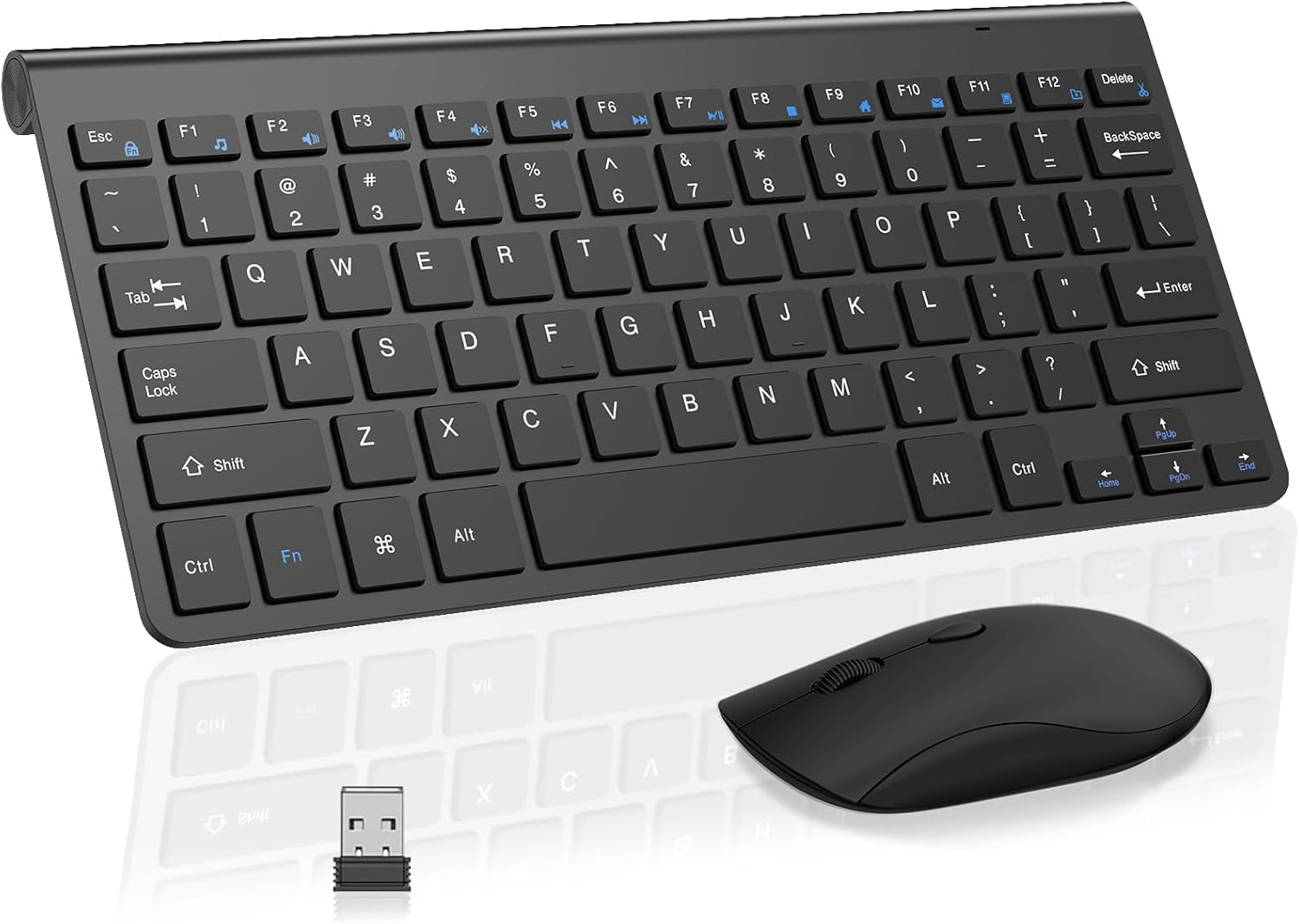 SHUNJINRUN Slim Silent 2.4G Keyboard Mouse Combo Set