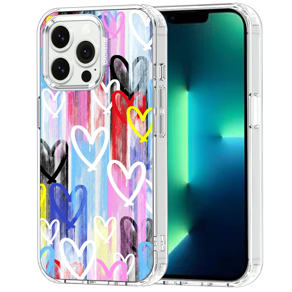 MOSNOVO for iPhone 13 Pro Case, Shockproof Military-Grade Protection 6.6ft Drop Tested, Clear Phone Case for iPhone 13 Pro, Graf
