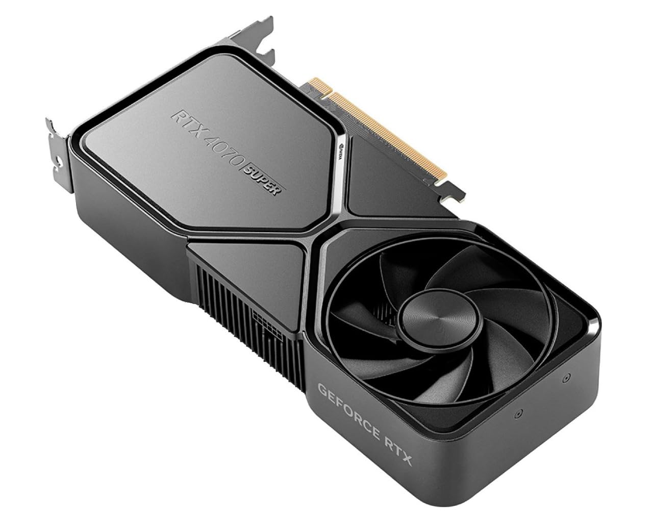 Nvidia   Geforce Rtx 4070 Super 12Gb Gddr6X Graphics Card   Titanium/Black