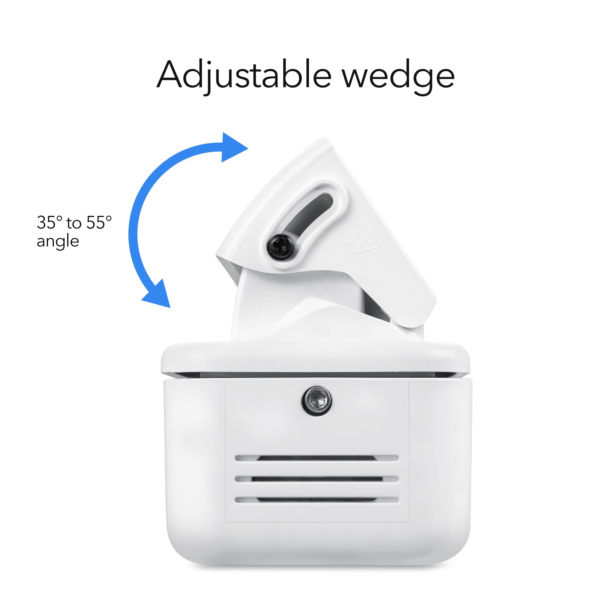 Wasserstein Horizontal Wedge Mount   Compatible With Wyze Video Doorbell Pro   For Better Viewing With Your Wyze Doorbell Pro (1